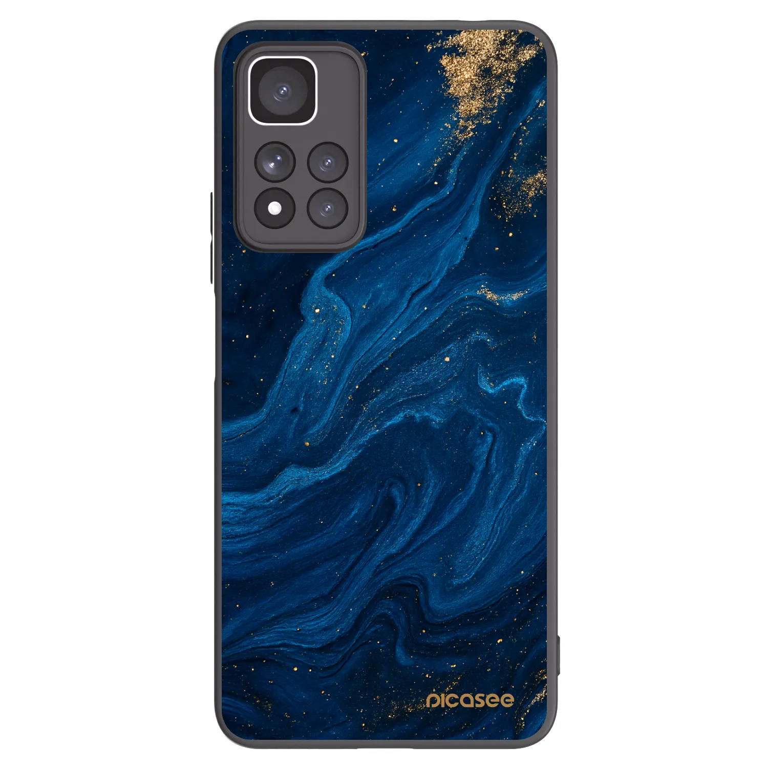 Silikónový čierny obal pre Xiaomi Redmi Note 11 Pro+ 5G - Blue