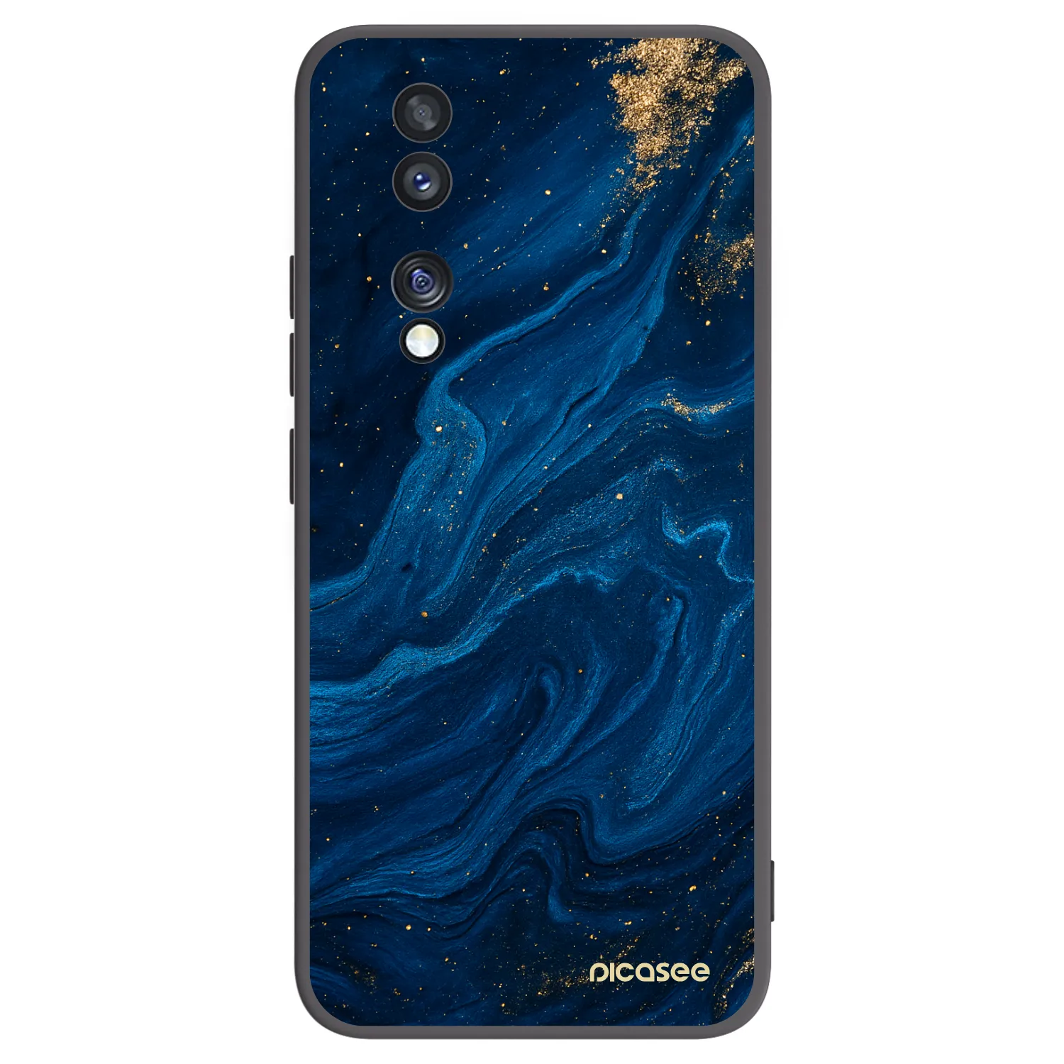 Picasee silikónový čierny obal pre Honor 70 - Blue