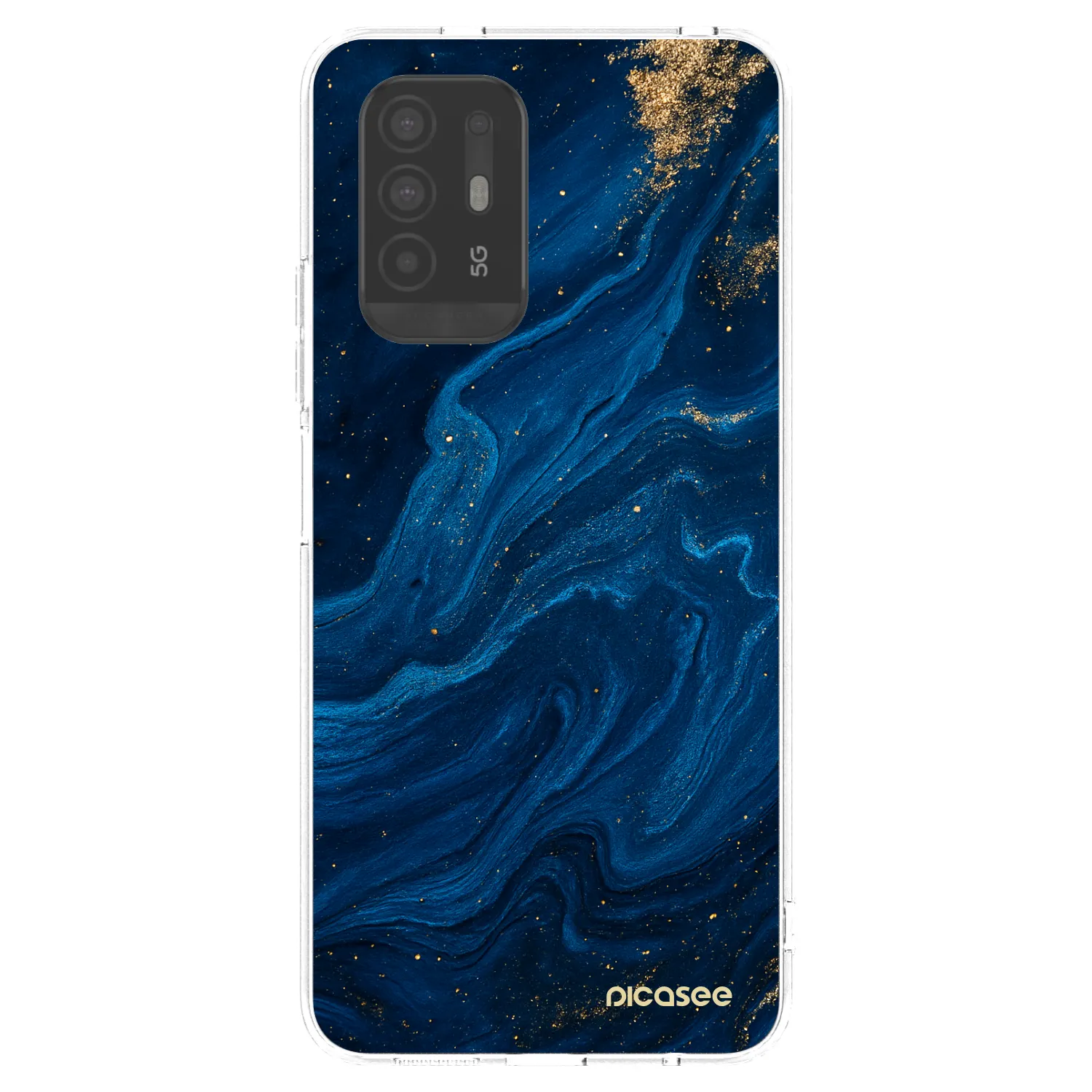Picasee silikónový prehľadný obal pre OPPO A94 5G - Blue