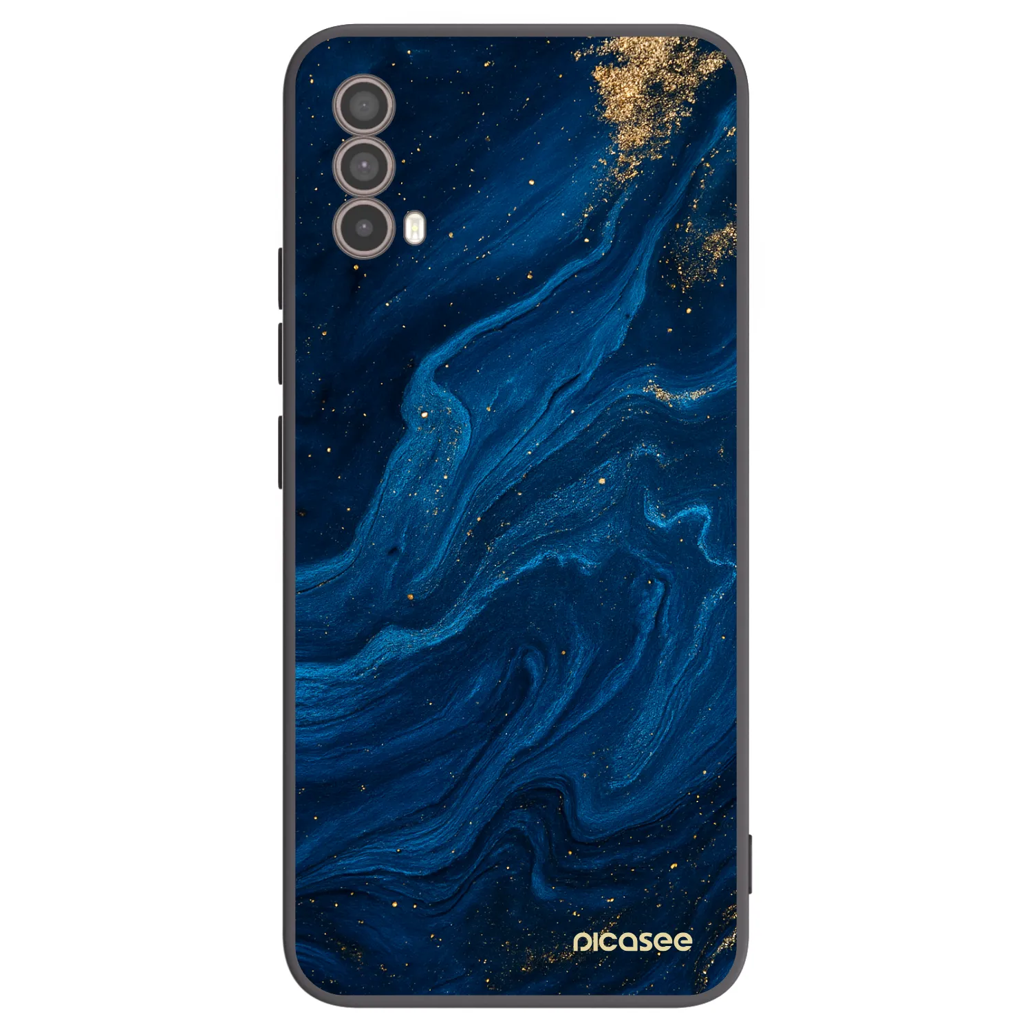 Picasee silikónový čierny obal pre Motorola Moto E40 - Blue