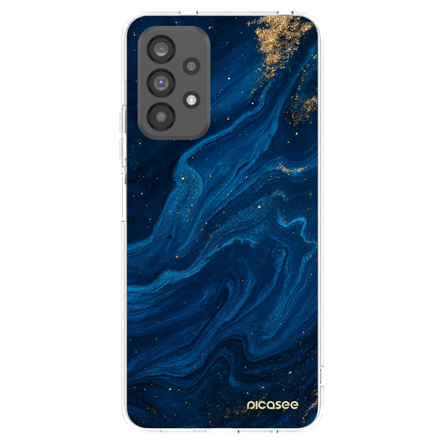 Picasee silikónový prehľadný obal pre Samsung Galaxy A73 5G - Blue