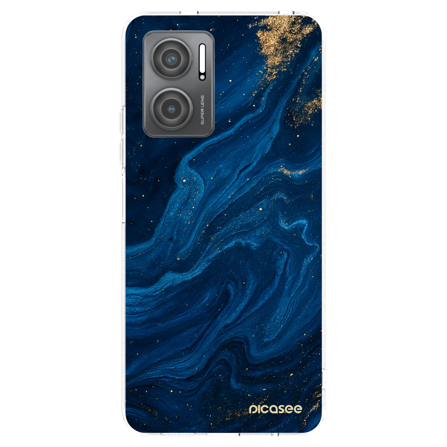 Silikónový prehľadný obal pre Xiaomi Redmi 10 5G - Blue