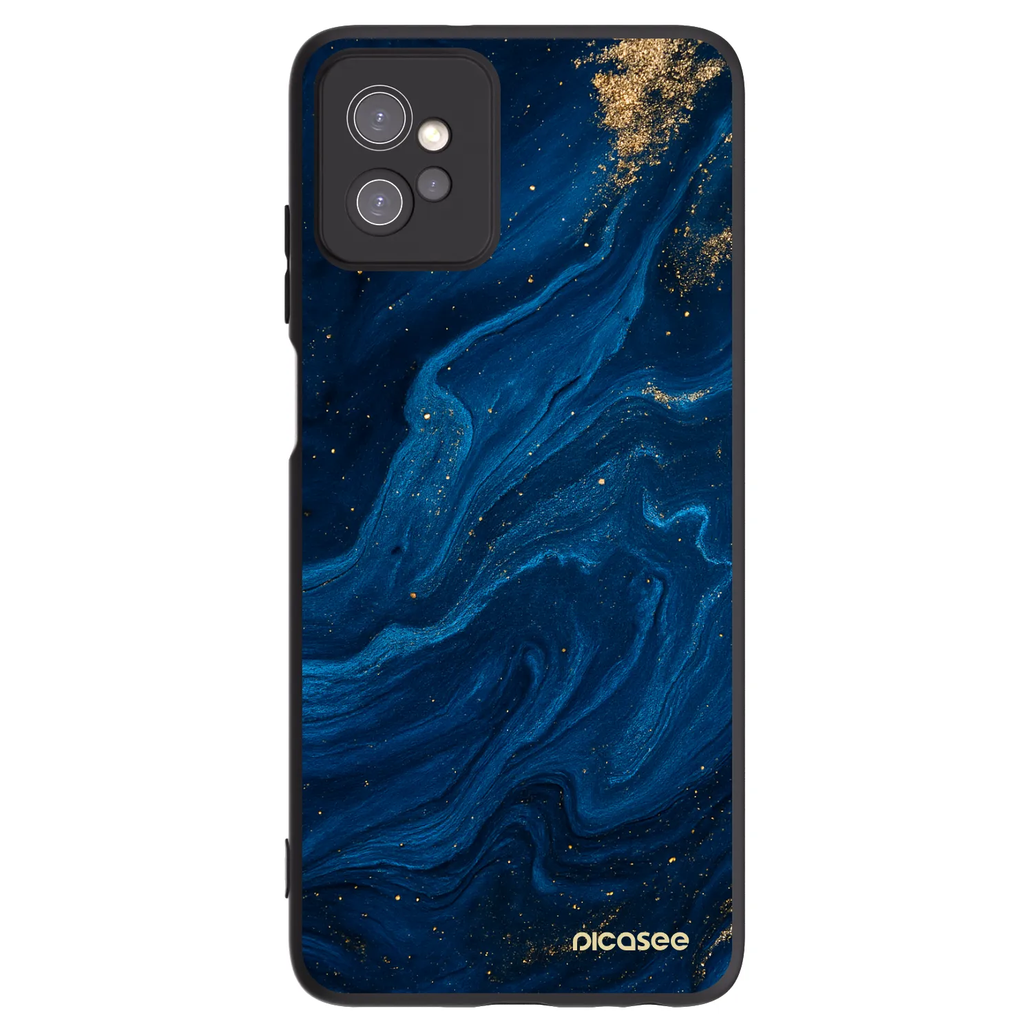 Picasee silikónový čierny obal pre Motorola Moto G32 - Blue