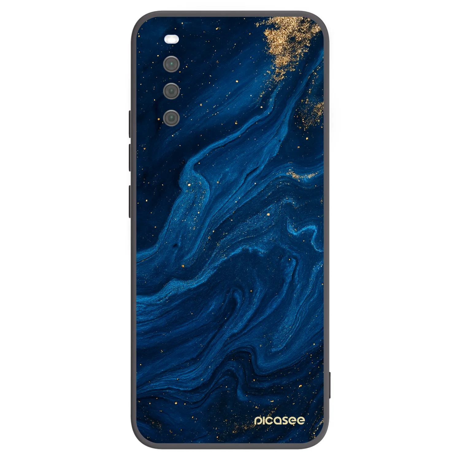 Picasee silikónový čierny obal pre Sony Xperia 10 III - Blue