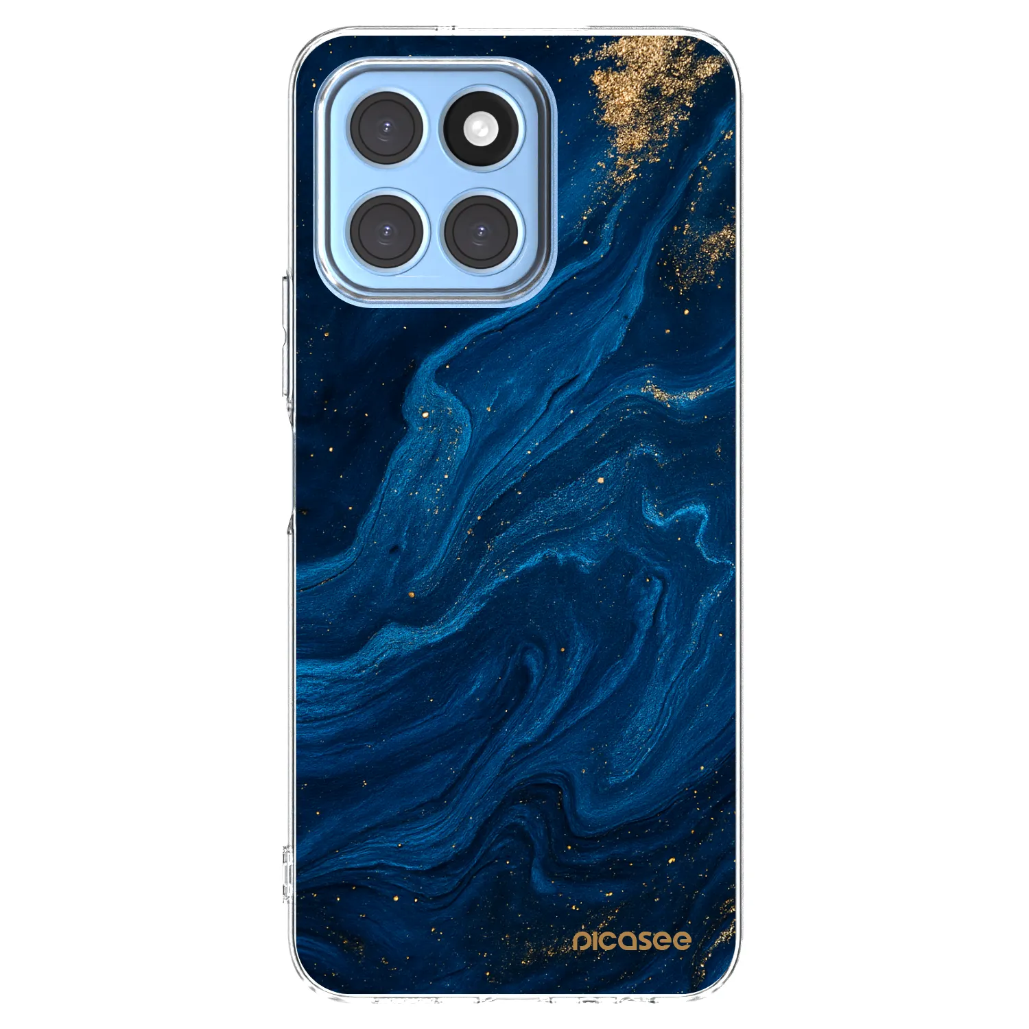 Picasee silikónový prehľadný obal pre Honor X8 5G - Blue