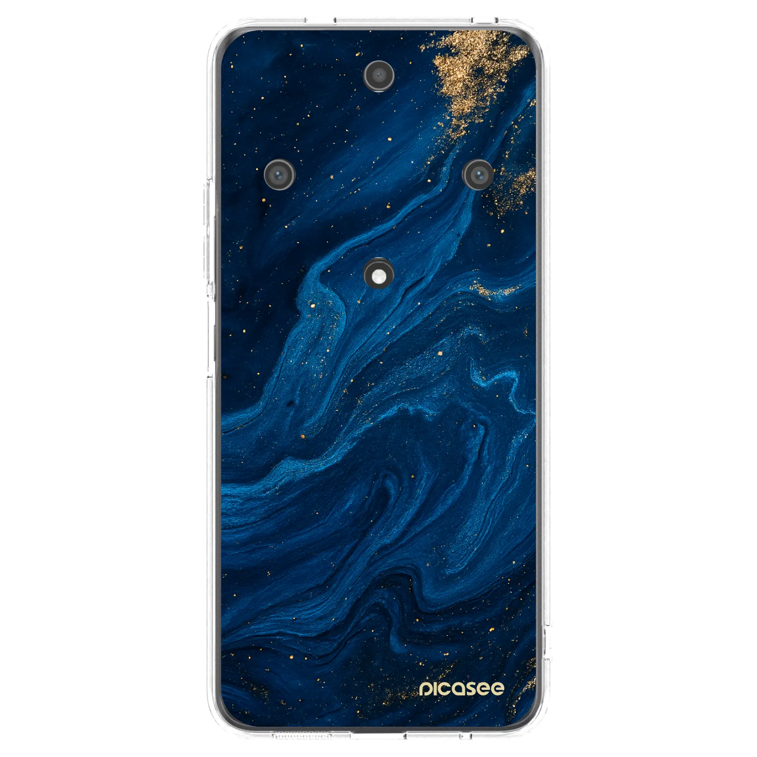 Picasee silikónový prehľadný obal pre Honor Magic5 Lite 5G - Blue
