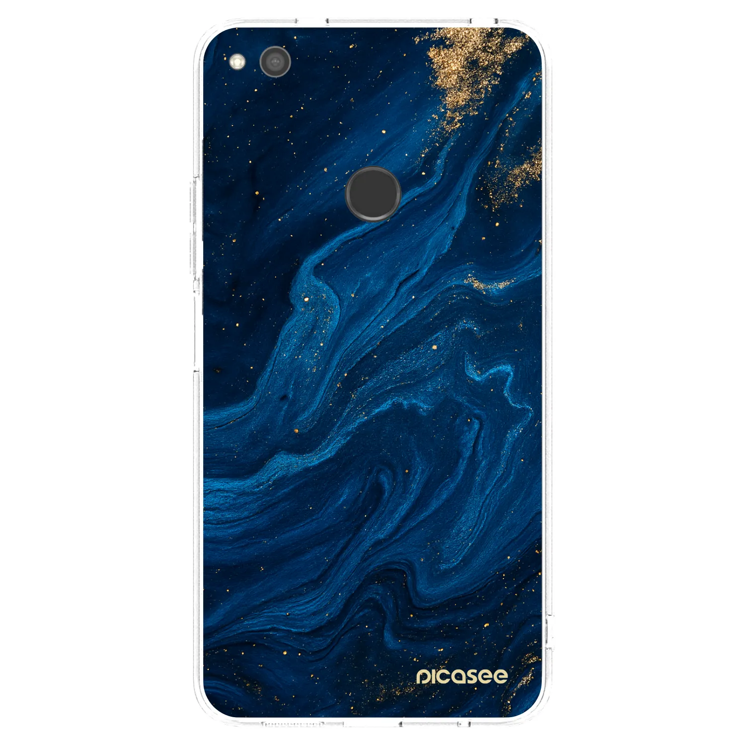 Picasee silikónový prehľadný obal pre Huawei P9 Lite 2017 - Blue