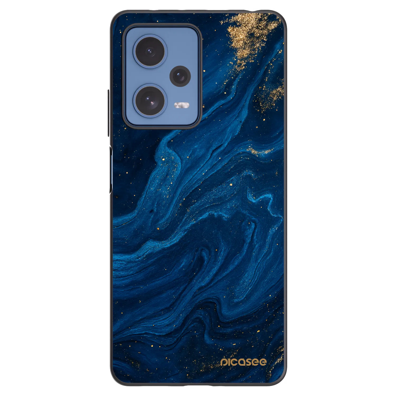 Picasee silikónový čierny obal pre Xiaomi Redmi Note 12 Pro 5G - Blue