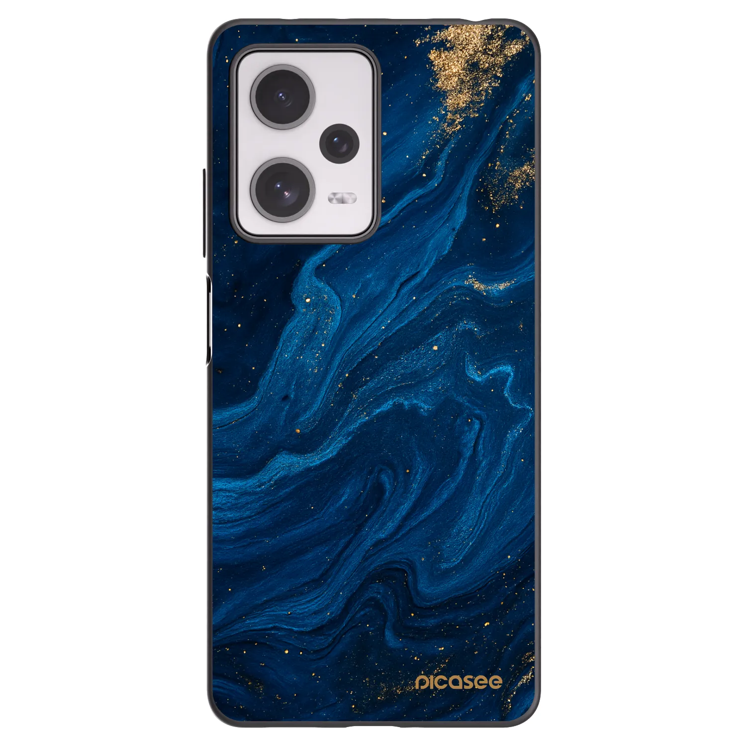 Picasee silikónový čierny obal pre Xiaomi Redmi Note 12 Pro+ 5G - Blue