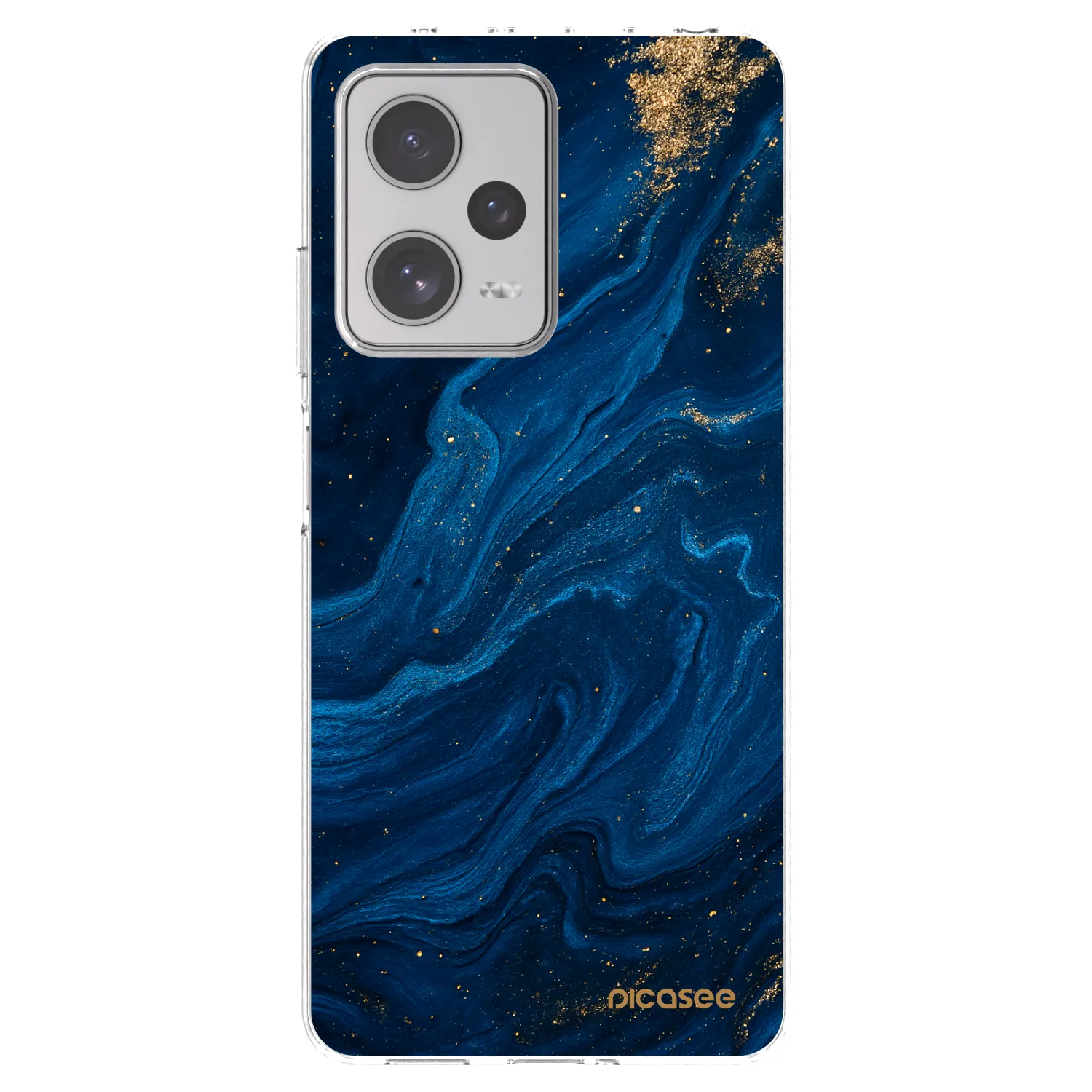 Picasee silikónový prehľadný obal pre Xiaomi Redmi Note 12 Pro+ 5G - Blue