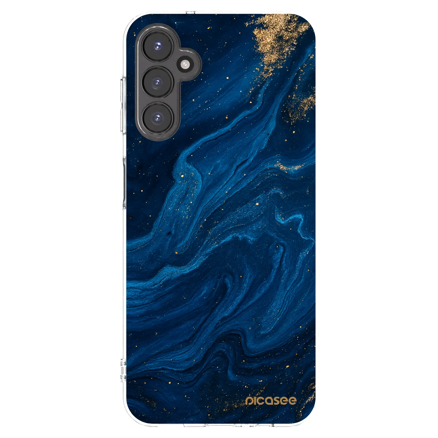 Picasee silikónový prehľadný obal pre Samsung Galaxy A14 4G A145R - Blue