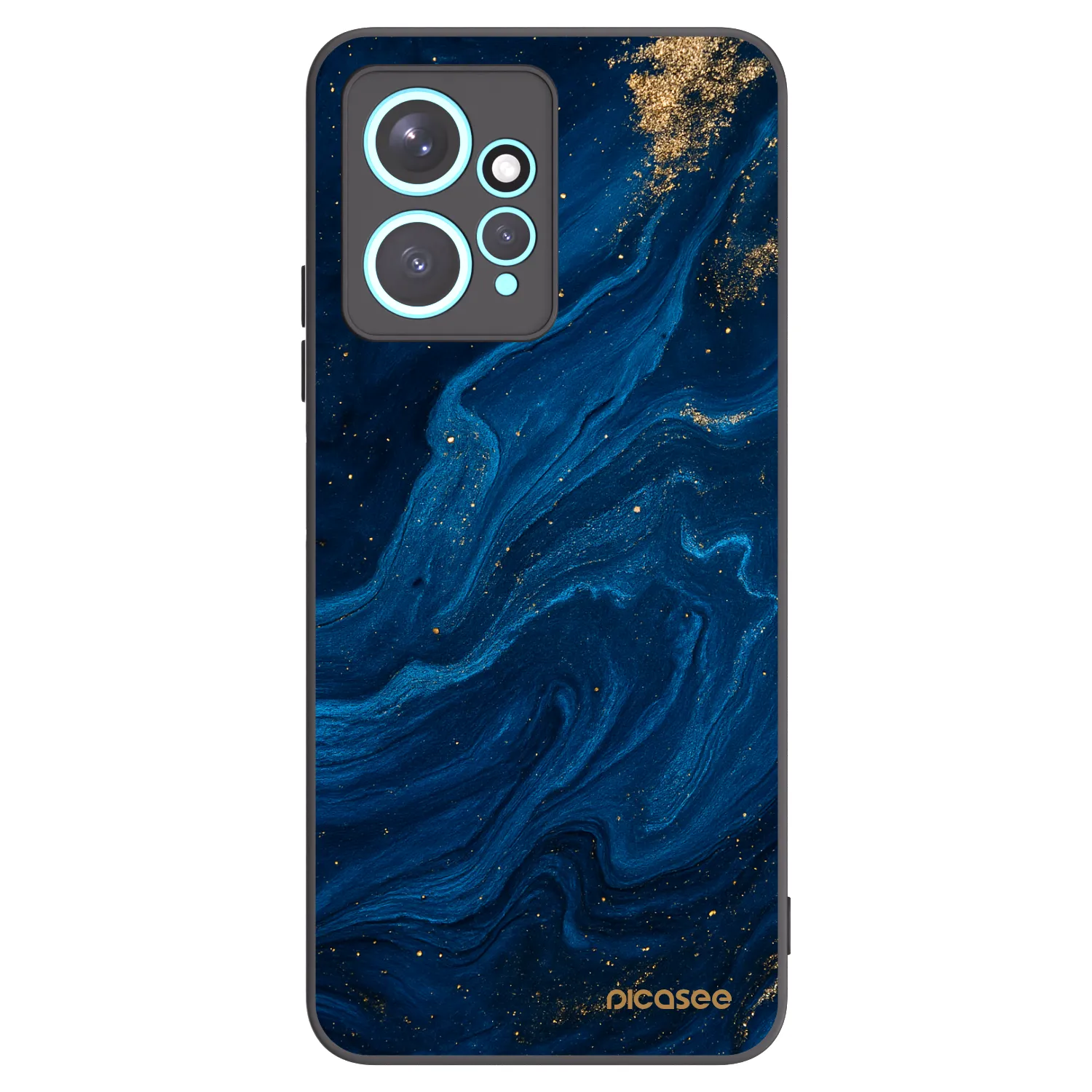 Picasee silikónový čierny obal pre Xiaomi Redmi Note 12 4G - Blue