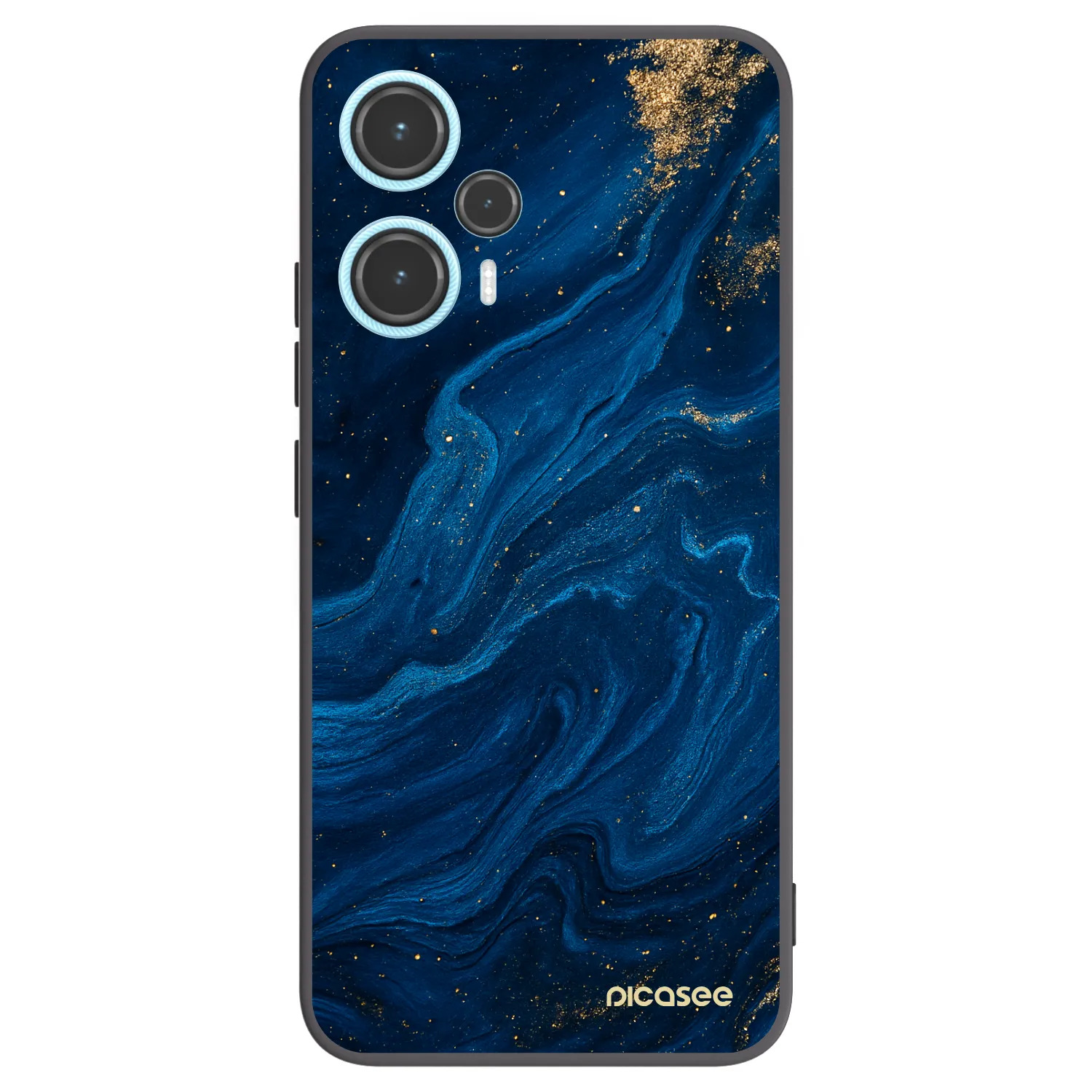 Picasee silikónový čierny obal pre Xiaomi Poco F5 - Blue
