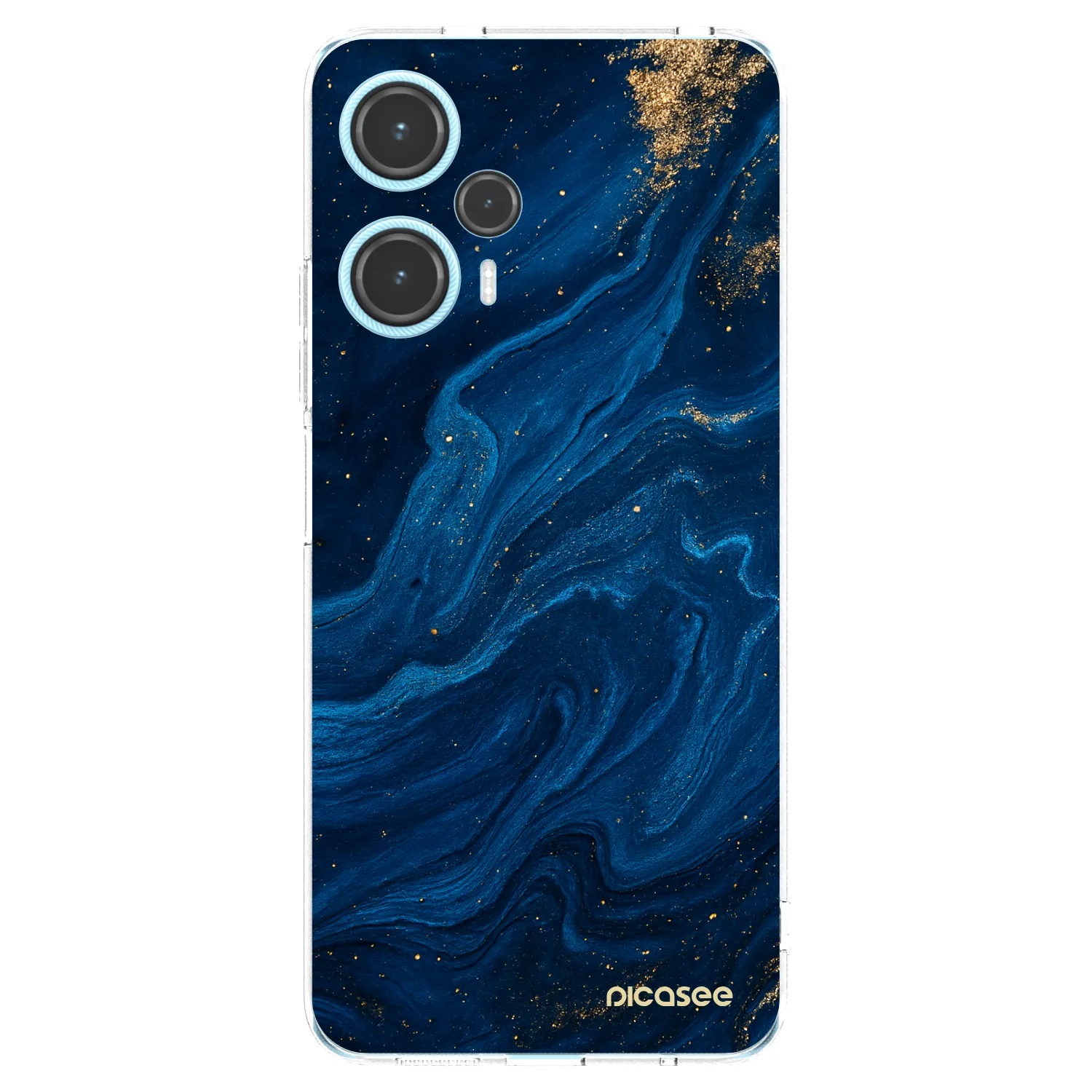 Picasee silikónový prehľadný obal pre Xiaomi Poco F5 - Blue