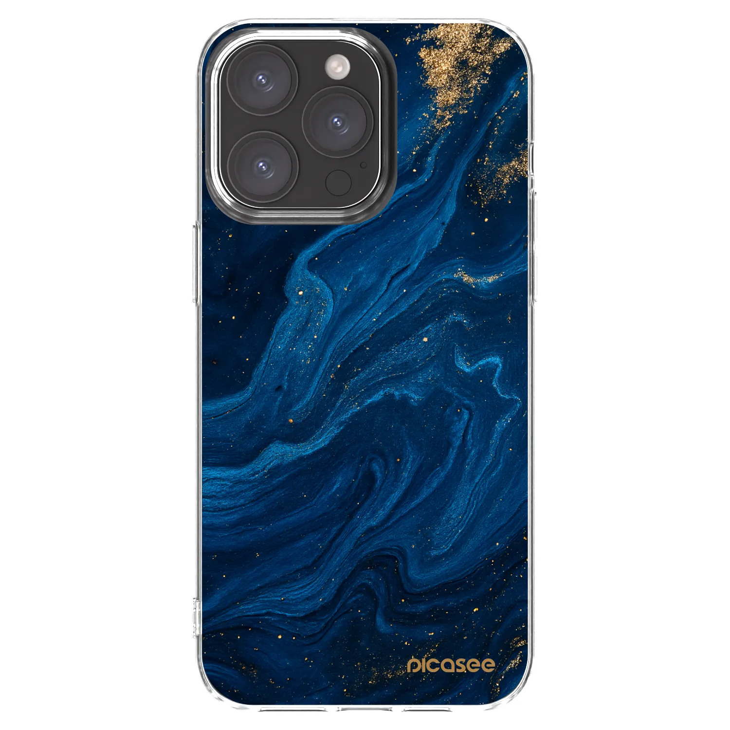 Silikónový prehľadný obal pre Apple iPhone 15 Pro Max - Blue