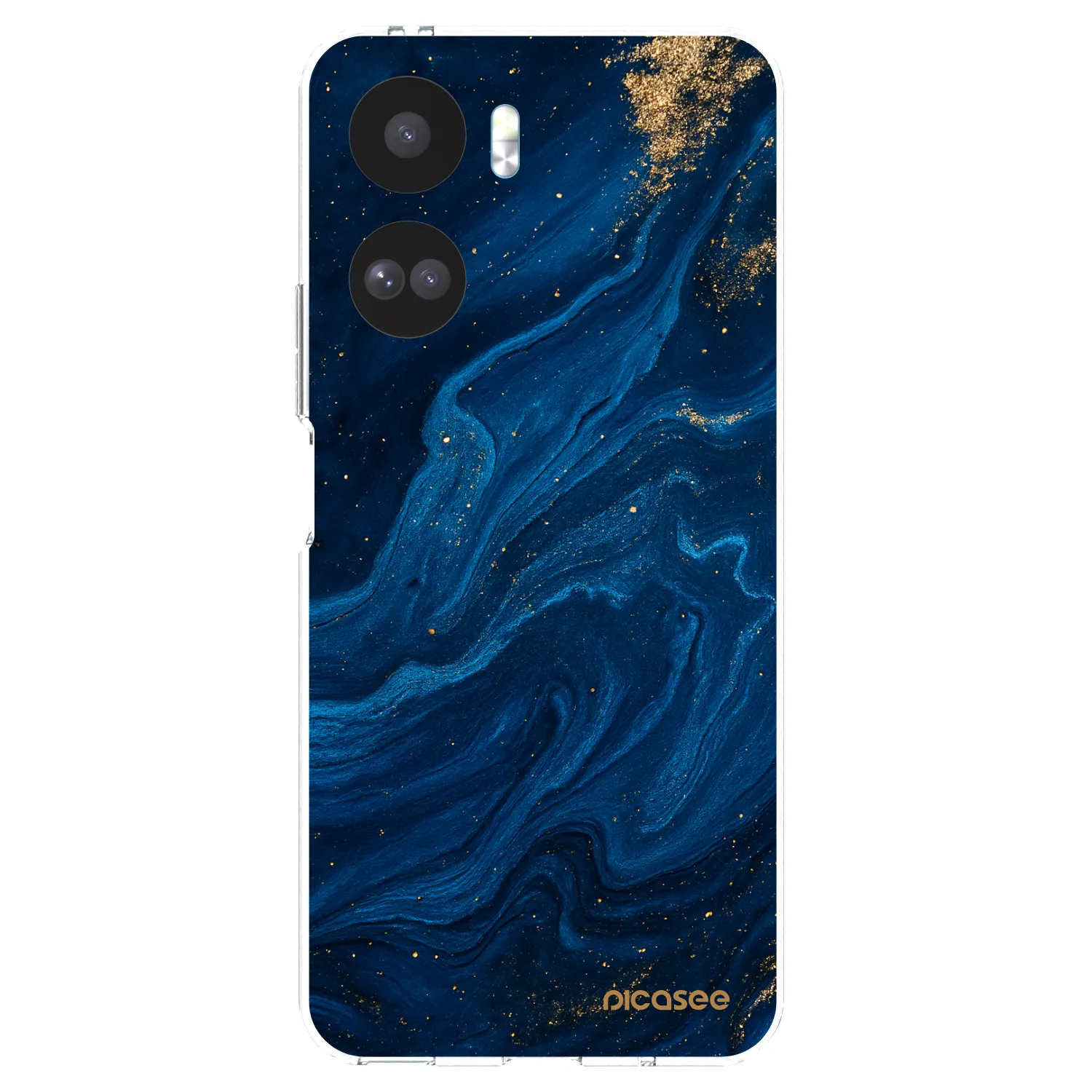 Picasee silikónový prehľadný obal pre Honor 90 Lite 5G - Blue