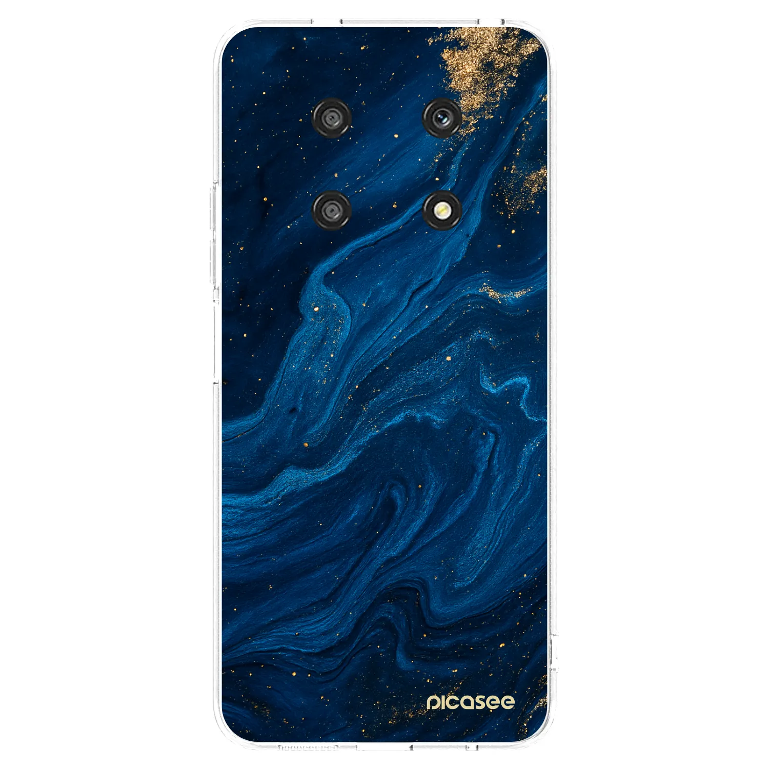 Picasee silikónový prehľadný obal pre Honor Magic4 Lite 5G - Blue
