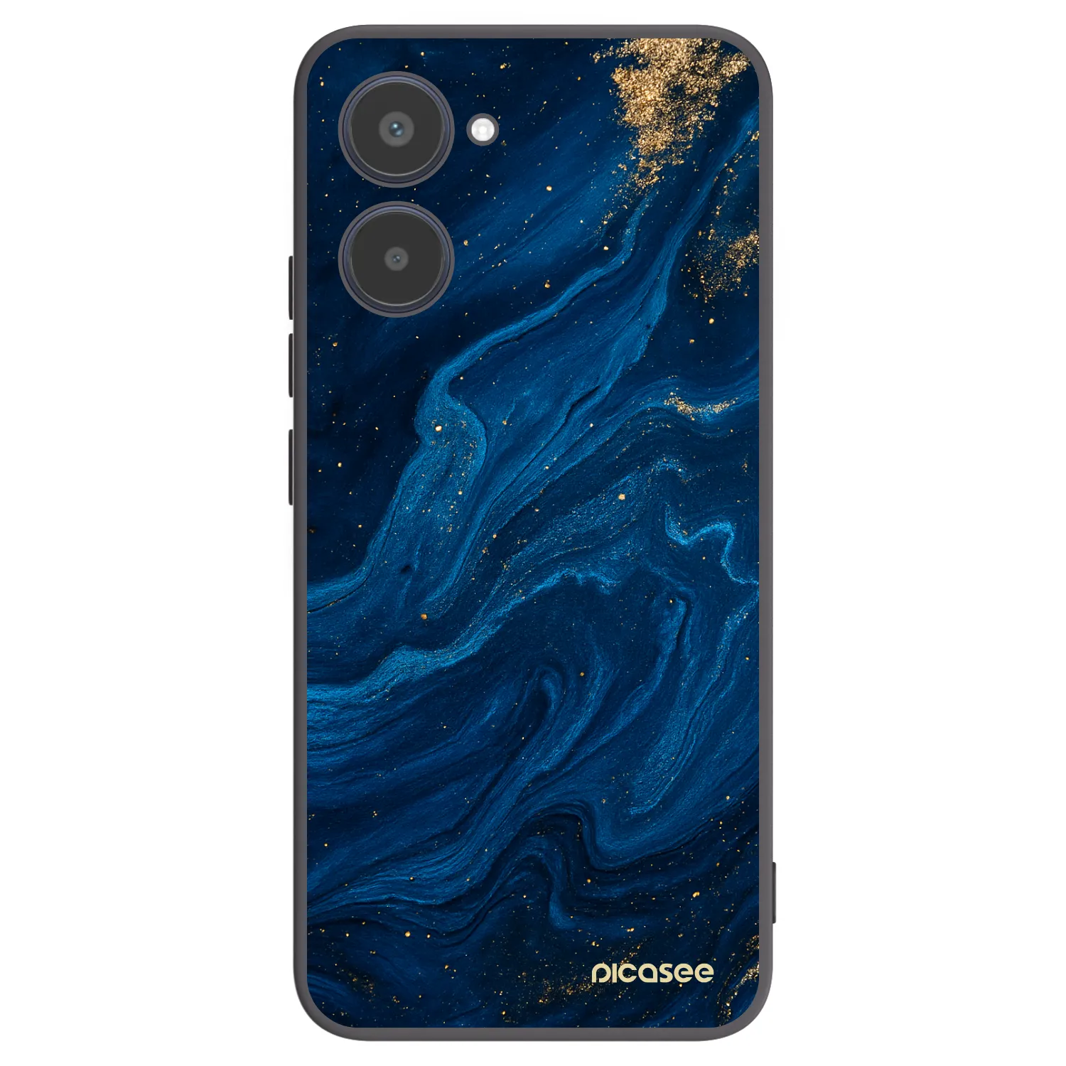 Picasee silikónový čierny obal pre Realme 10 4G - Blue