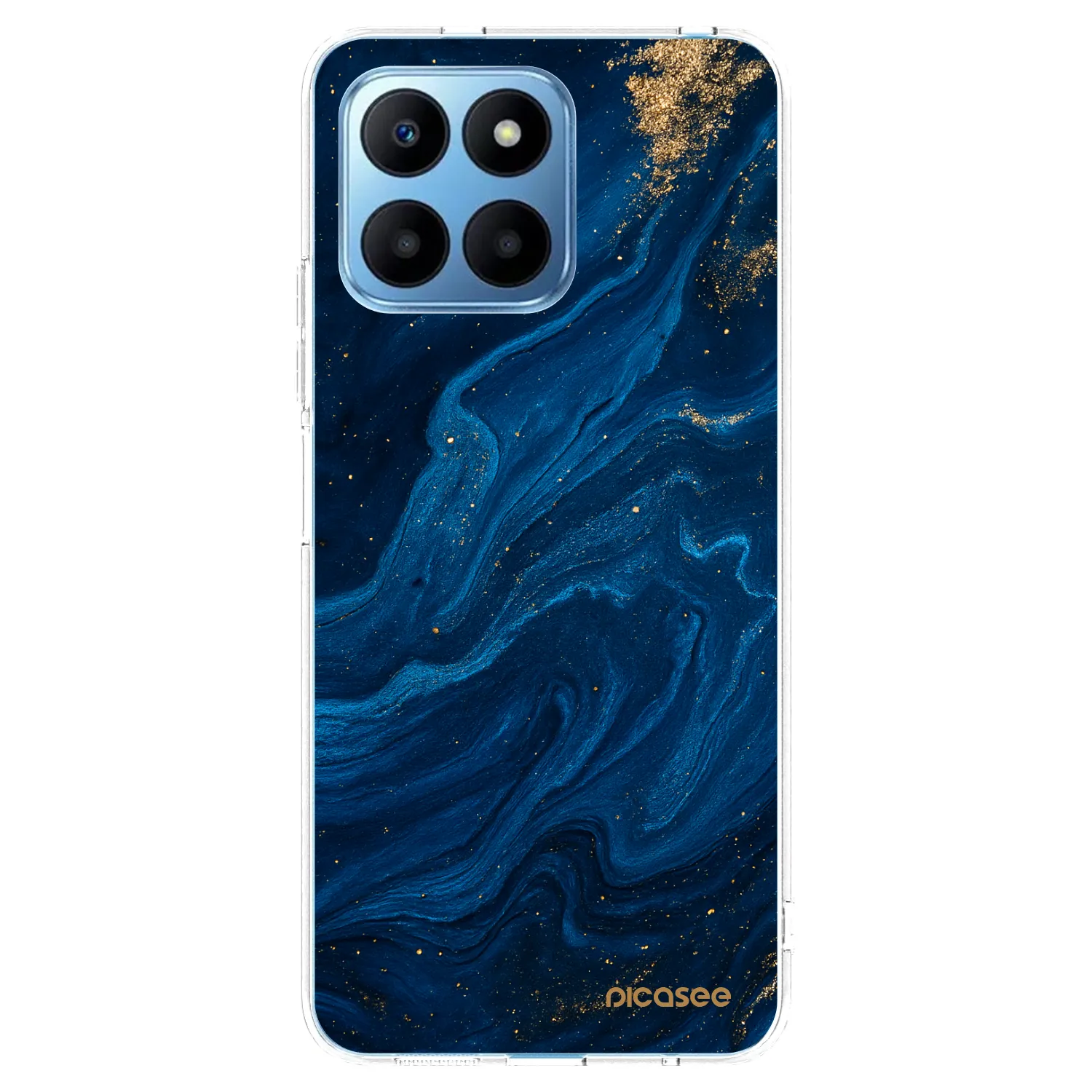 Picasee silikónový prehľadný obal pre Honor 70 Lite - Blue