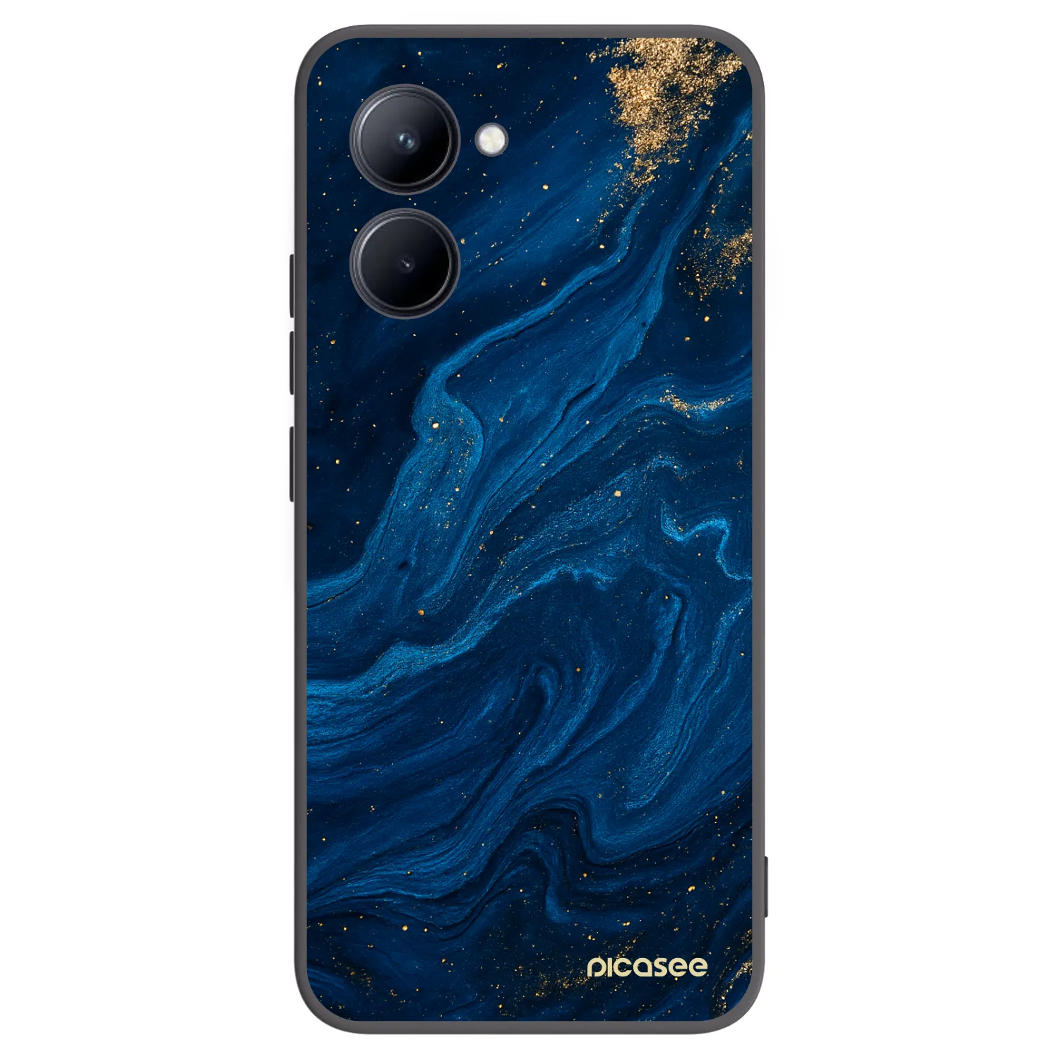 Picasee silikónový čierny obal pre Realme C33 (2023) - Blue