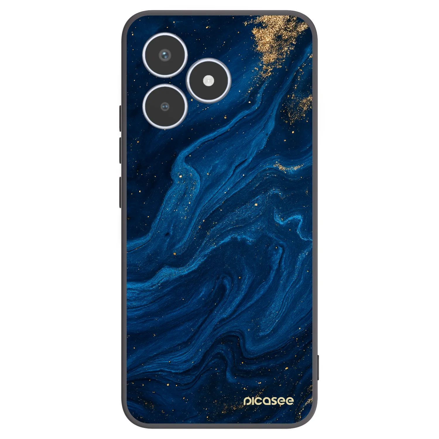 Picasee silikónový čierny obal pre Realme C53 - Blue