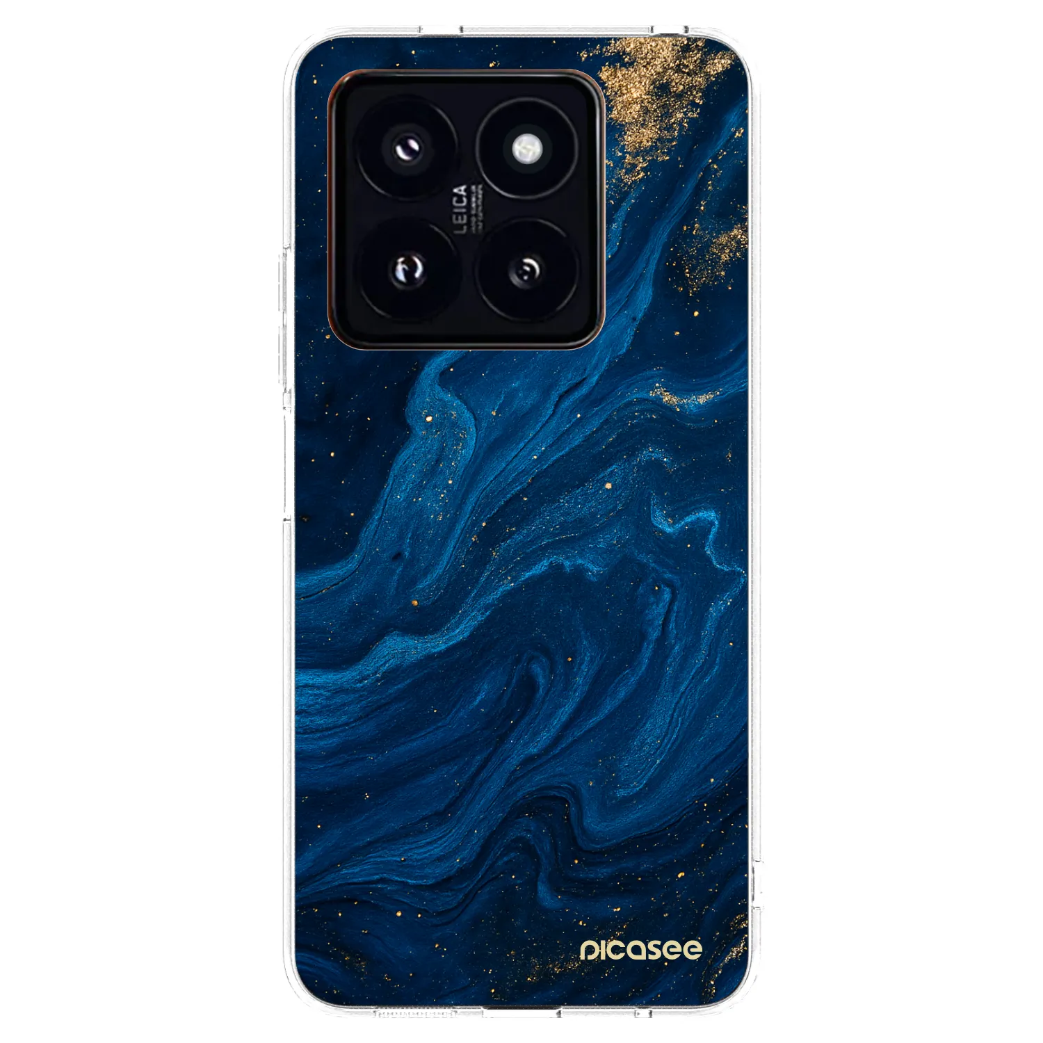 Silikónový prehľadný obal pre Xiaomi 14 Pro - Blue