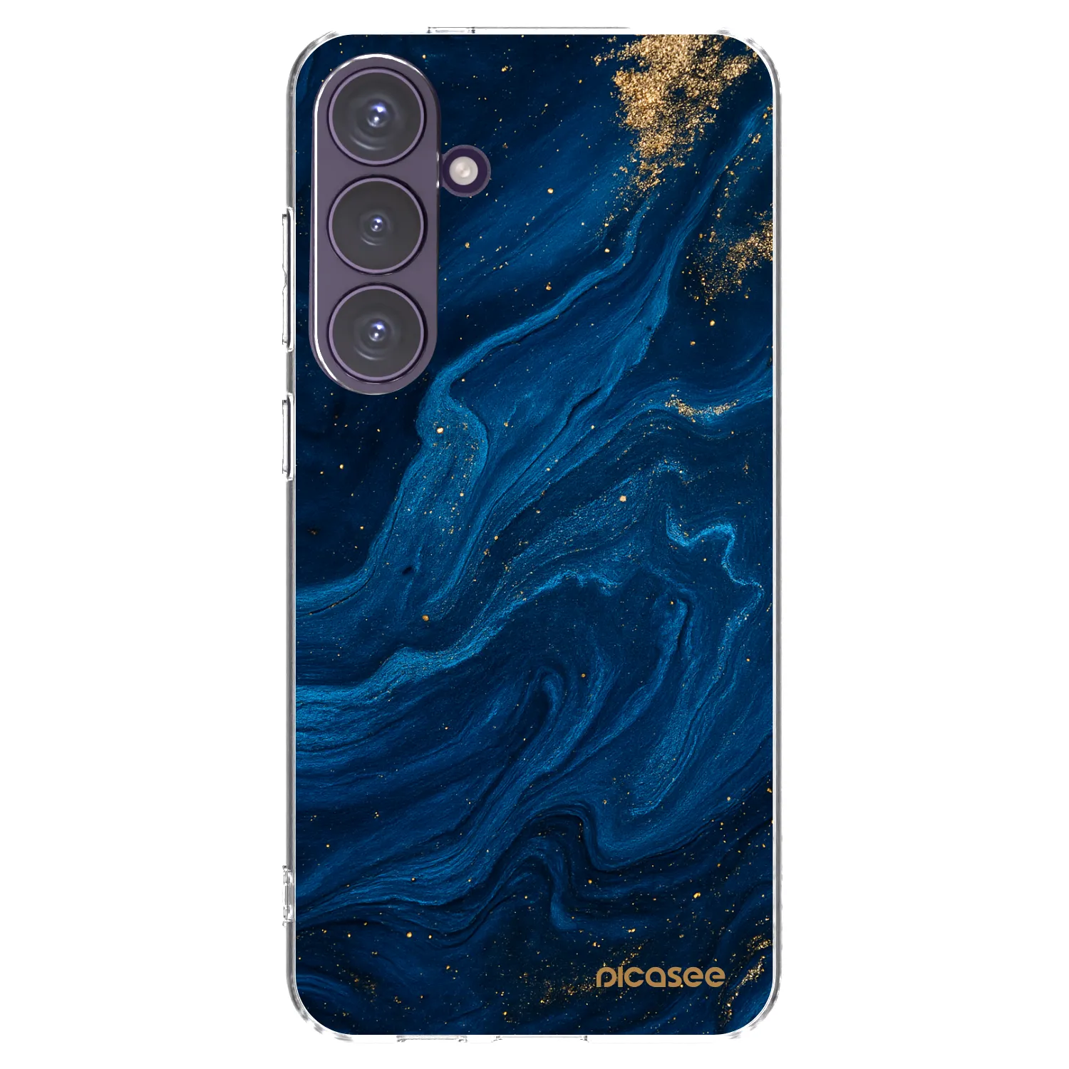 Picasee silikónový prehľadný obal pre Samsung Galaxy S24+ S926B 5G - Blue