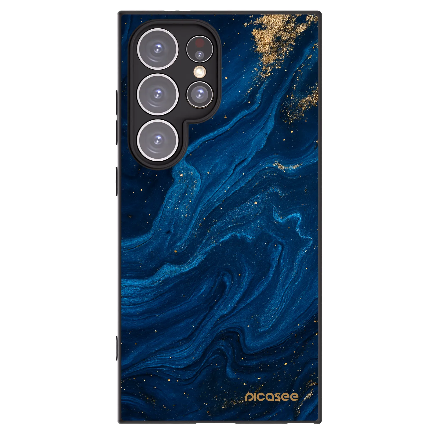 Picasee silikónový čierny obal pre Samsung Galaxy S24 Ultra S928B 5G - Blue
