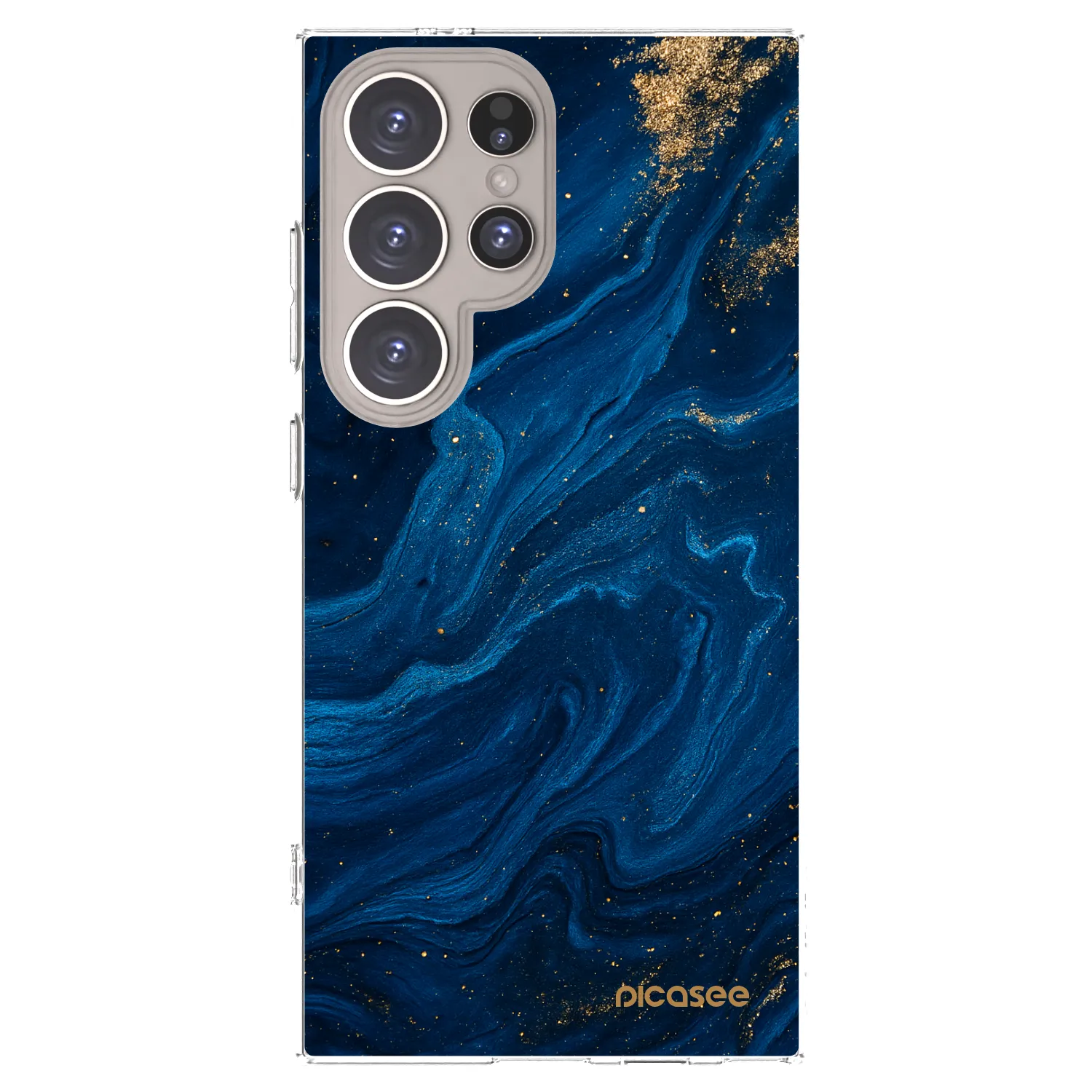 Picasee silikónový prehľadný obal pre Samsung Galaxy S24 Ultra S928B 5G - Blue
