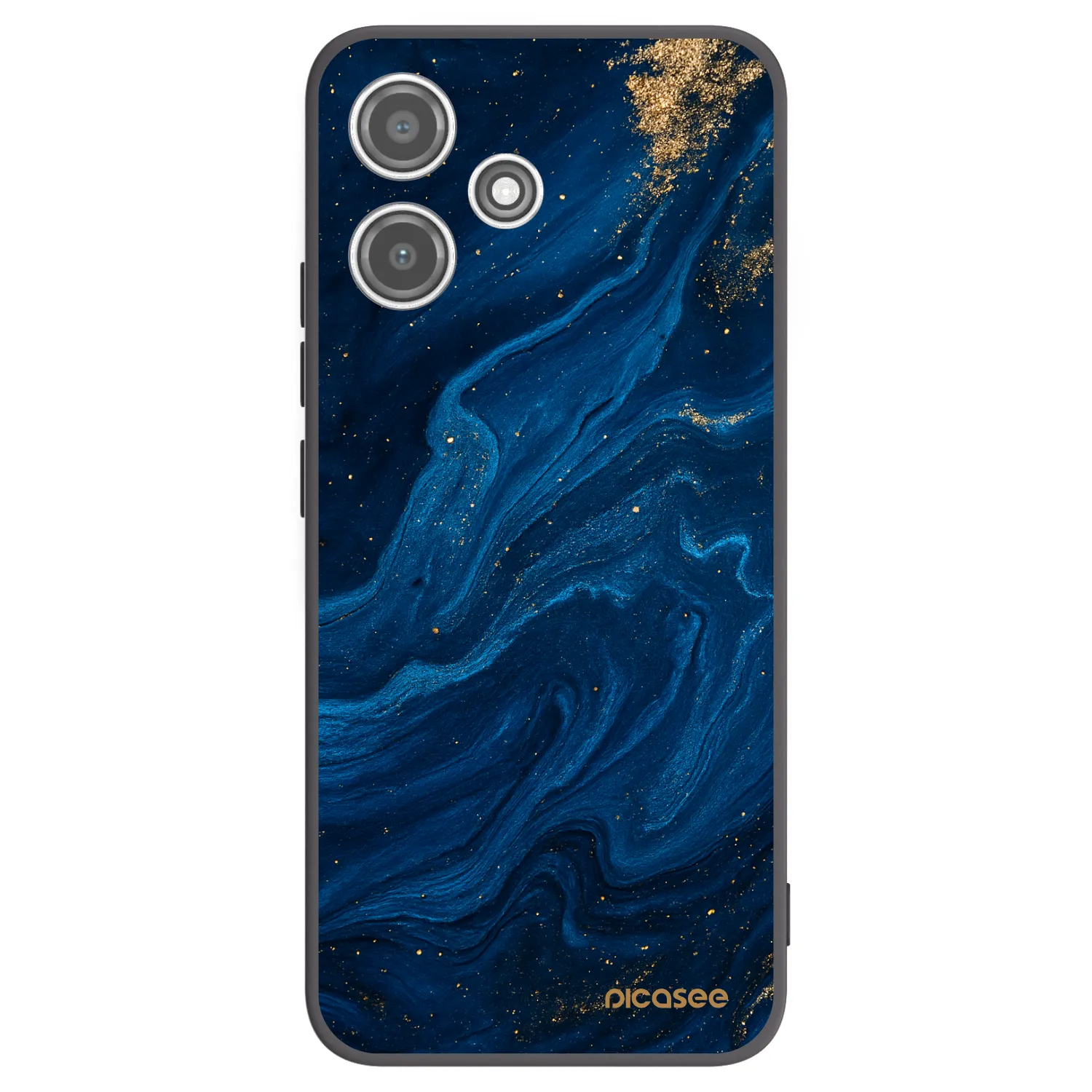 Picasee silikónový čierny obal pre Xiaomi Redmi 12 5G - Blue