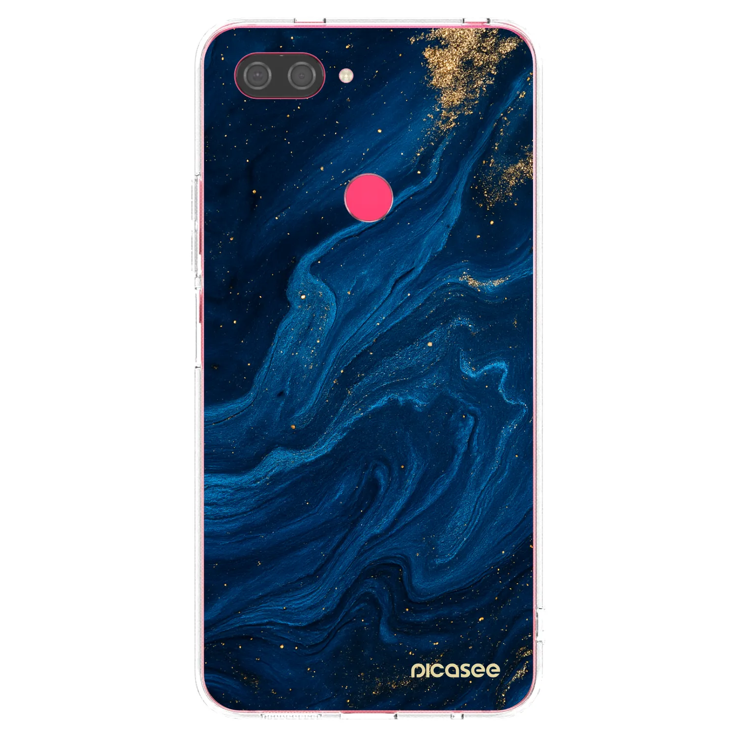 Silikónový prehľadný obal pre Xiaomi Mi 8 Lite - Blue