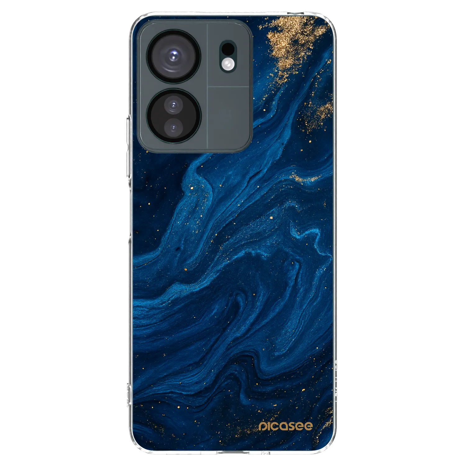 Picasee silikónový prehľadný obal pre Xiaomi Redmi 13C 4G - Blue