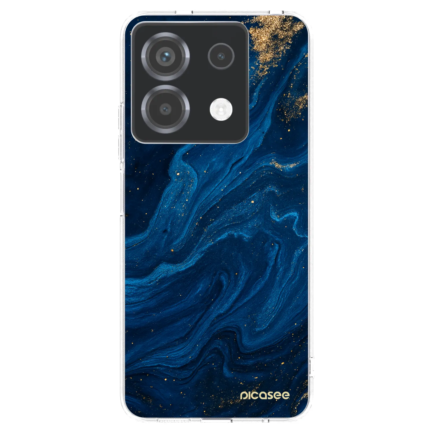 Picasee silikónový prehľadný obal pre Xiaomi Poco X6 - Blue