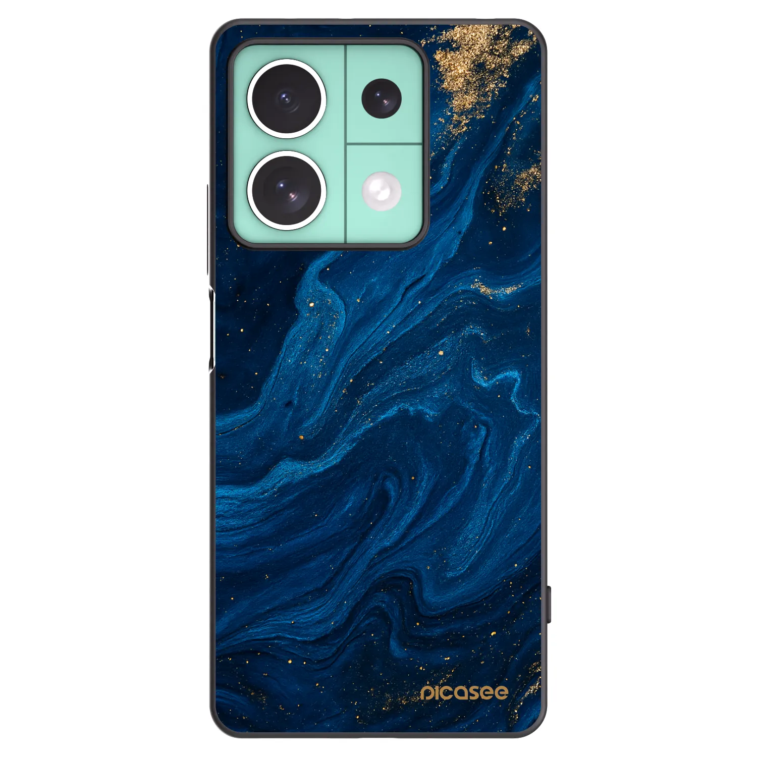 Picasee silikónový čierny obal pre Xiaomi Redmi Note 13 5G - Blue