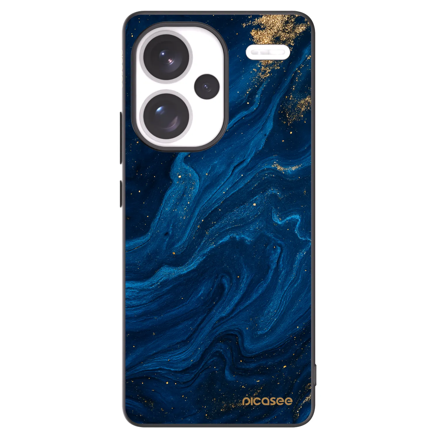 Picasee silikónový čierny obal pre Xiaomi Redmi Note 13 Pro+ 5G - Blue