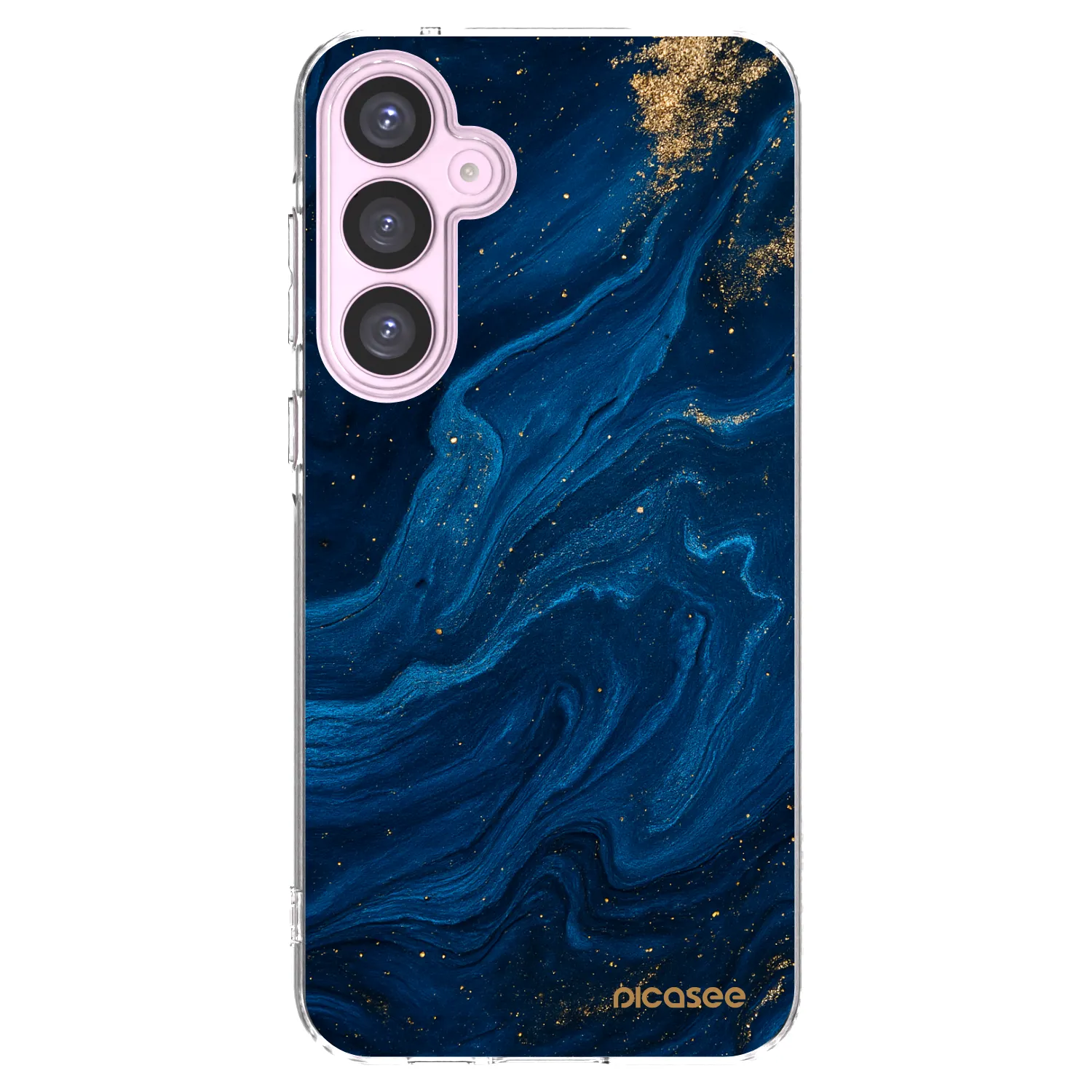 Picasee silikónový prehľadný obal pre Samsung Galaxy A55 5G A556B - Blue