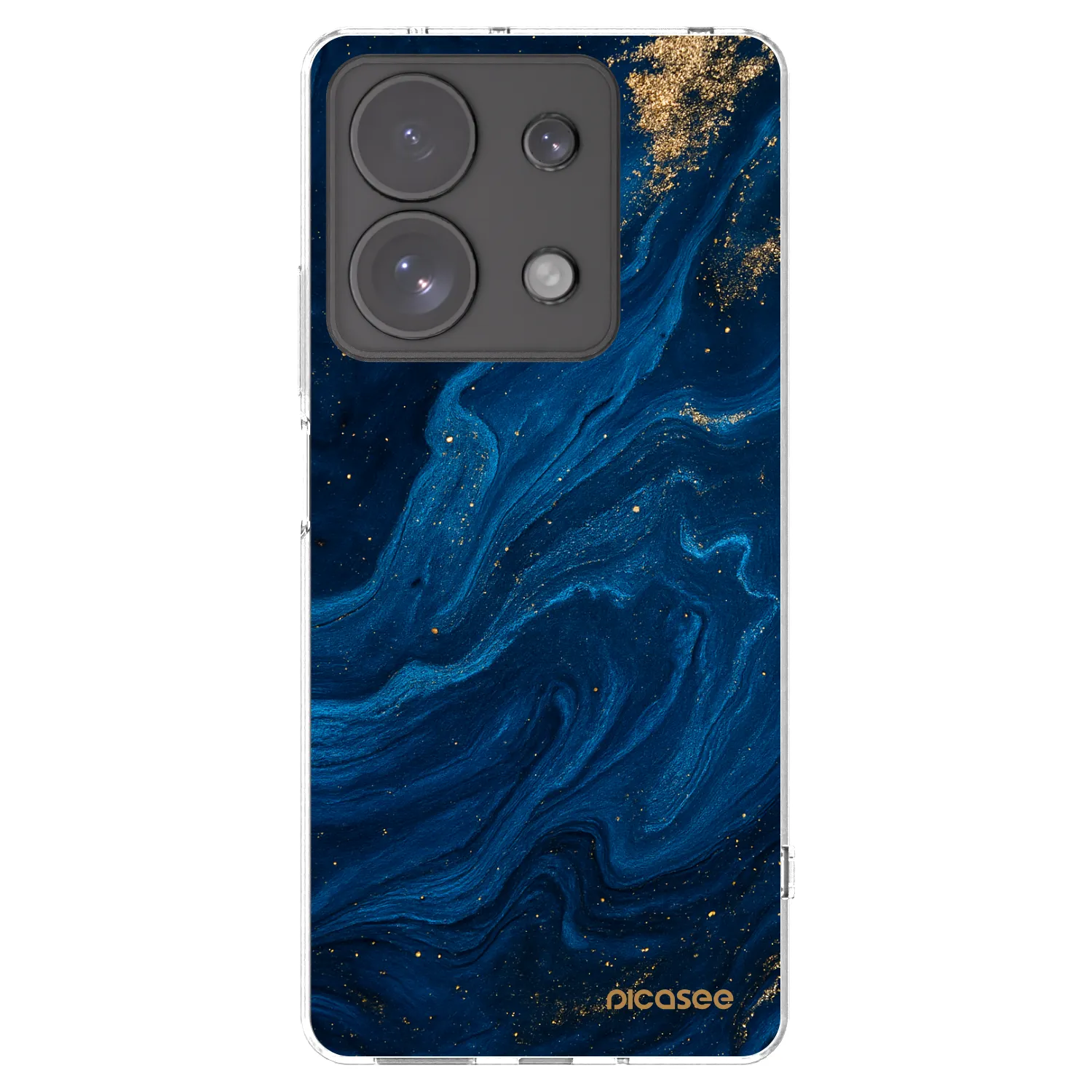 Silikónový prehľadný obal pre Xiaomi Redmi Note 13 Pro 4G - Blue