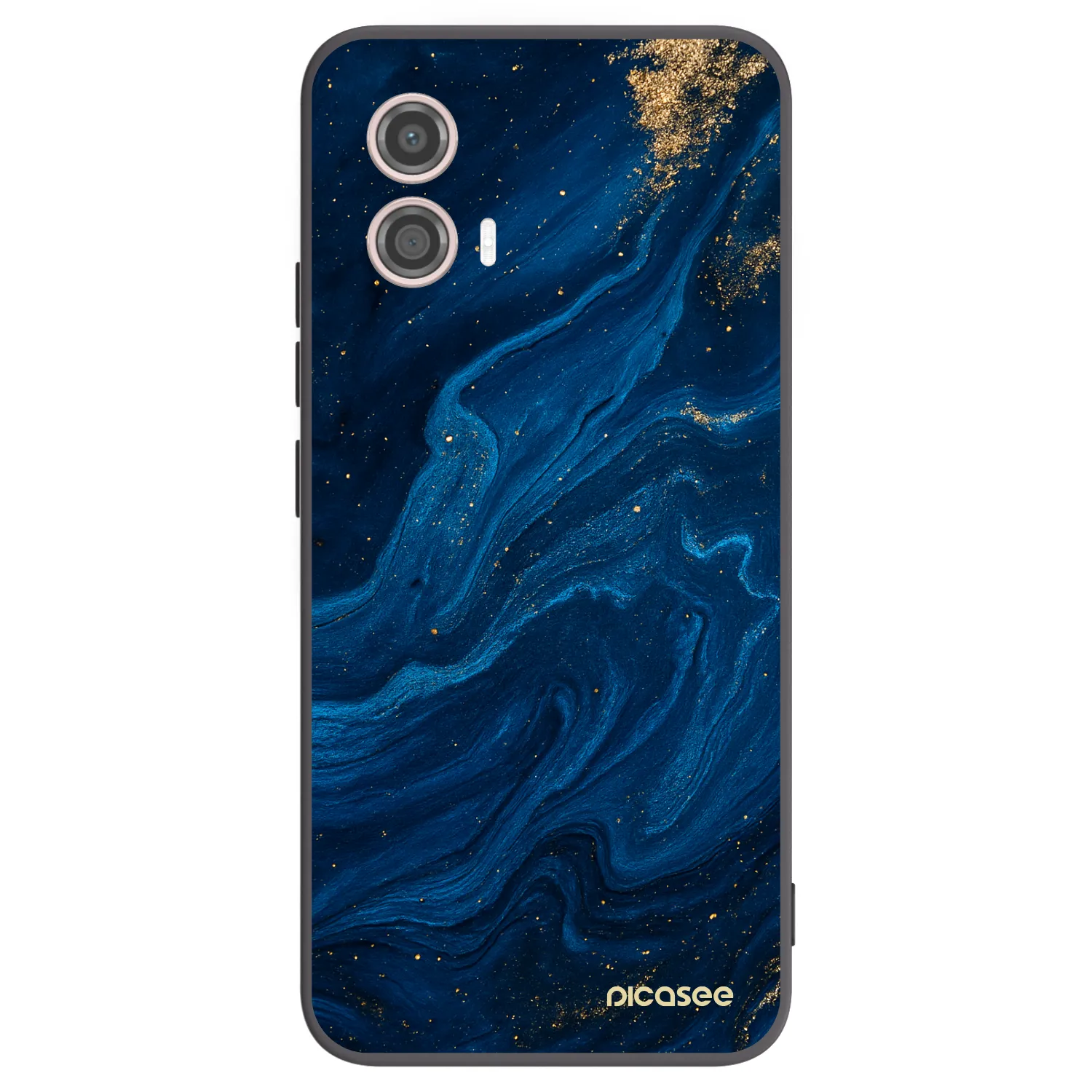 Picasee silikónový čierny obal pre Motorola Moto G53 5G - Blue