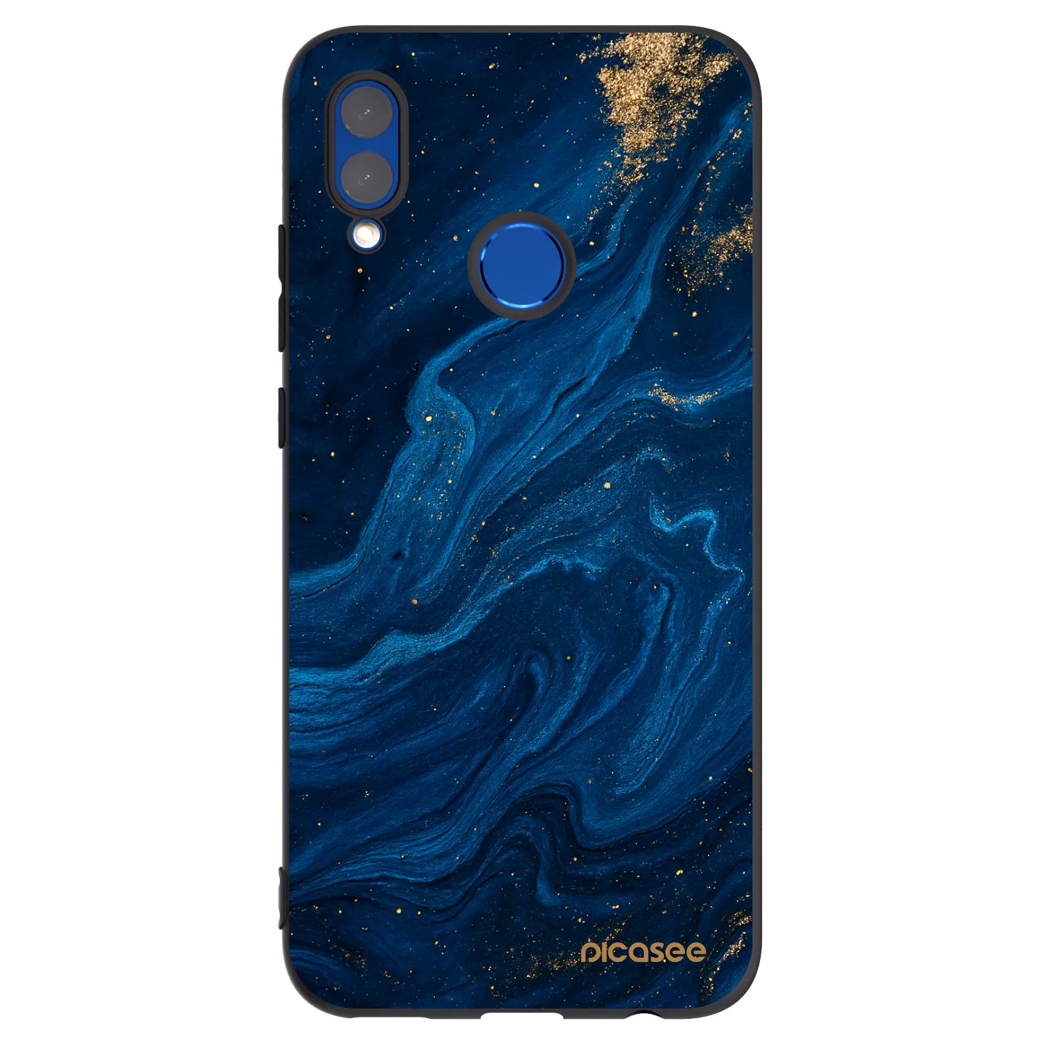 Picasee silikónový čierny obal pre Huawei P Smart 2019 - Blue