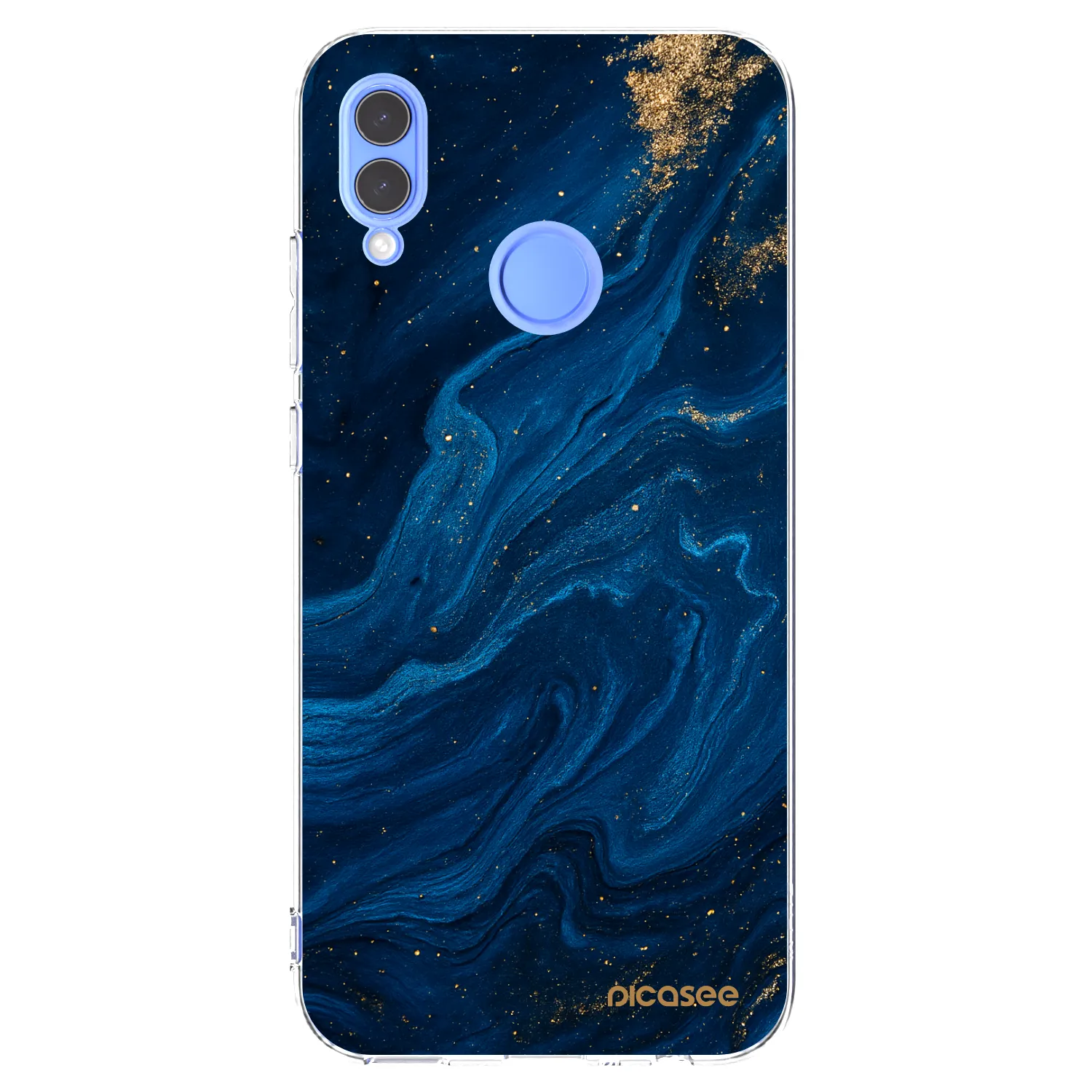 Picasee silikónový prehľadný obal pre Huawei P Smart 2019 - Blue