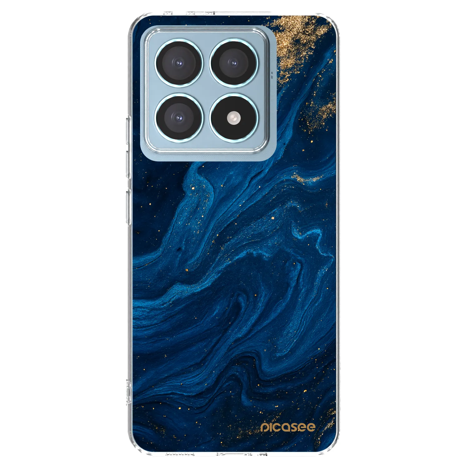 Picasee silikónový prehľadný obal pre Xiaomi 14T Pro - Blue