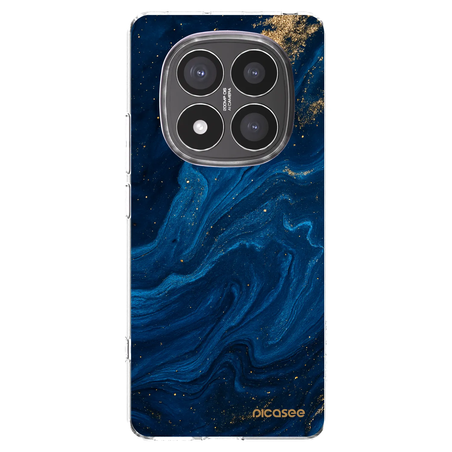 Picasee silikónový prehľadný obal pre Xiaomi Redmi Note 14 Pro+ 5G - Blue