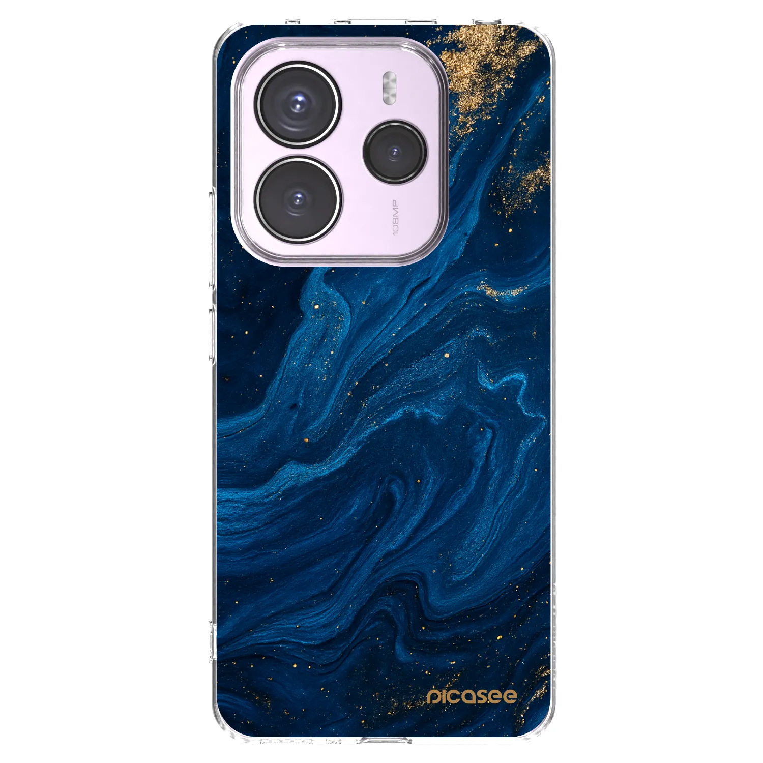 Silikónový prehľadný obal pre Xiaomi Redmi Note 14 5G - Blue