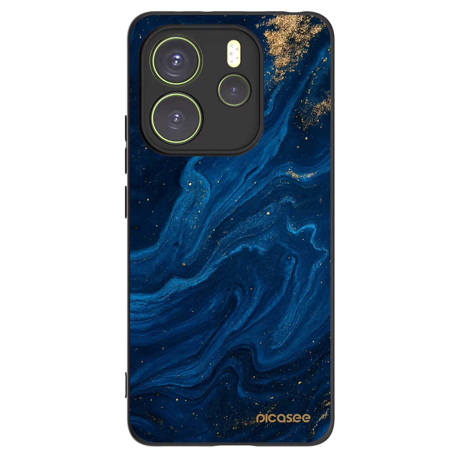 Picasee silikónový čierny obal pre Xiaomi Redmi Note 14 4G - Blue