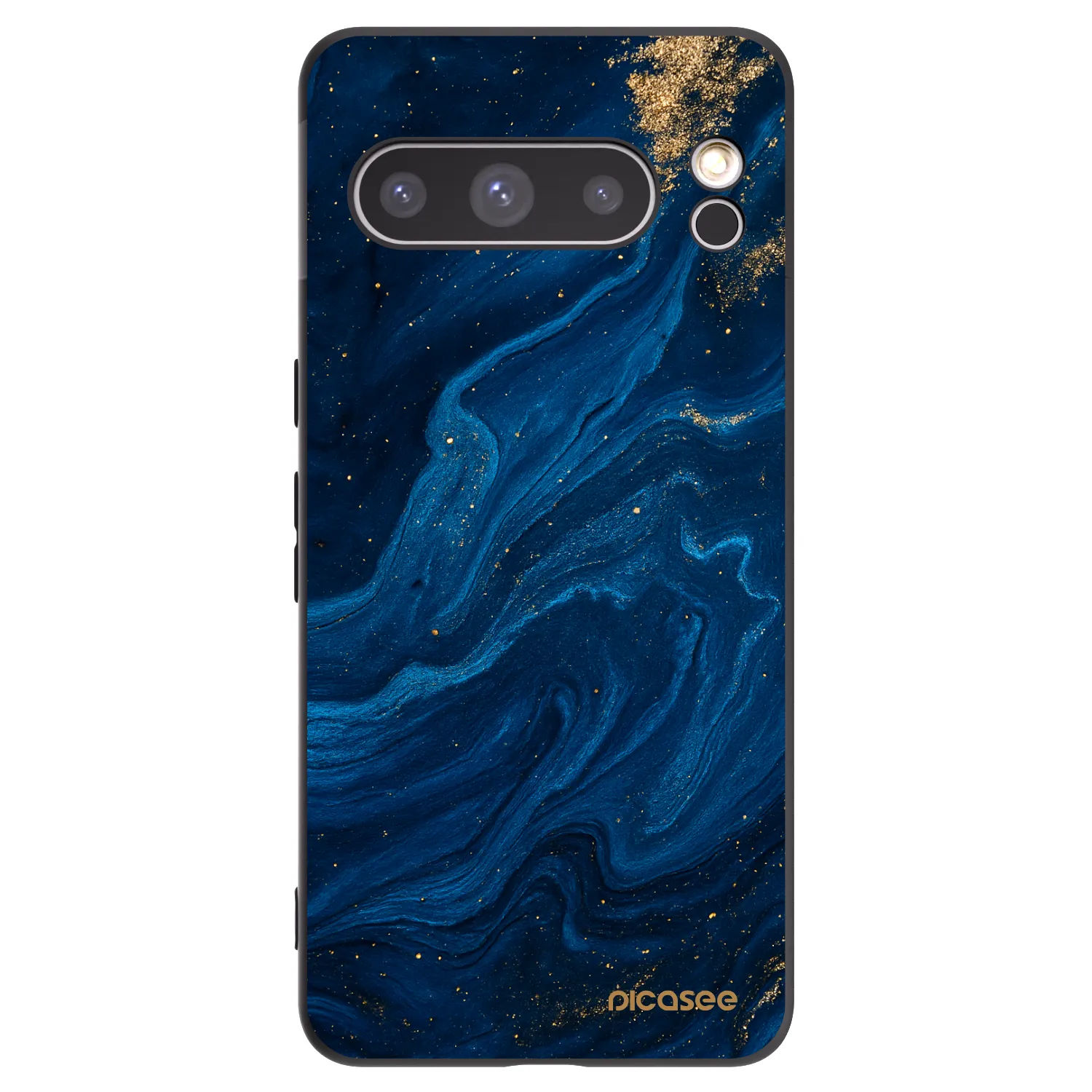Picasee silikónový čierny obal pre Google Pixel 8 Pro - Blue