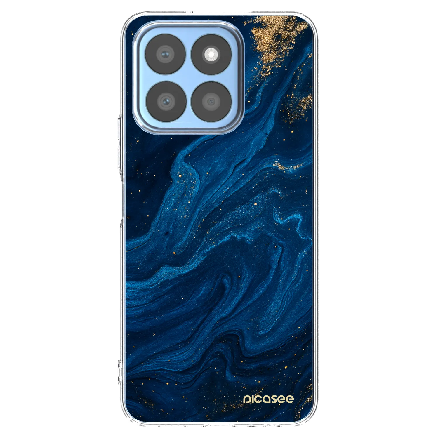 Picasee silikónový prehľadný obal pre Honor X8c - Blue