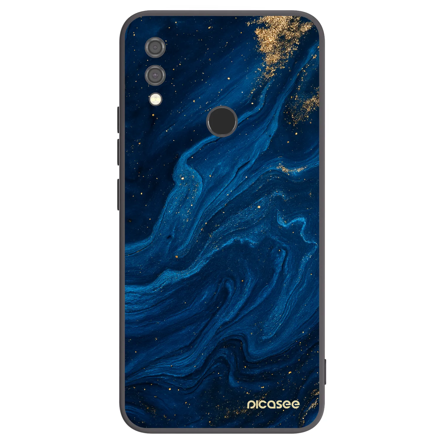 Picasee silikónový čierny obal pre Xiaomi Redmi Note 7 - Blue