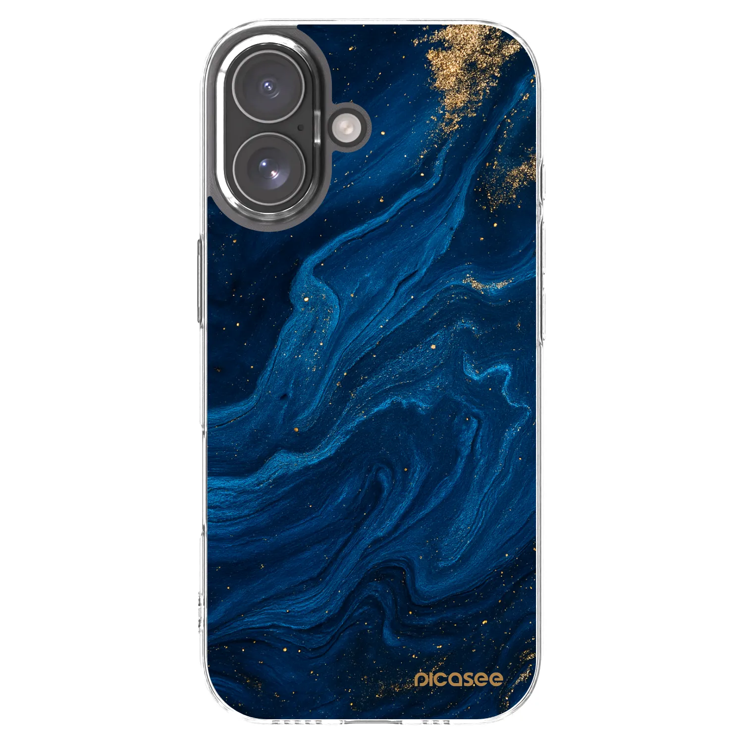 Picasee silikónový prehľadný obal pre Apple iPhone 17 - Blue