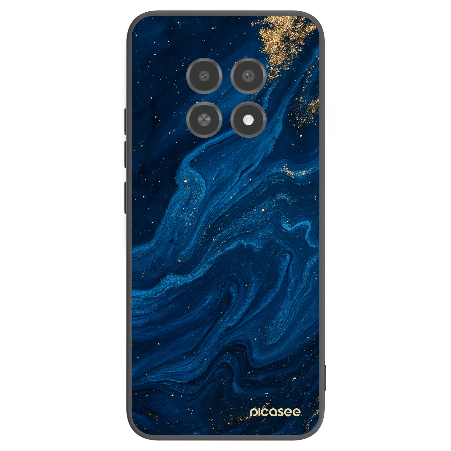 Picasee silikónový čierny obal pre Realme 12X - Blue
