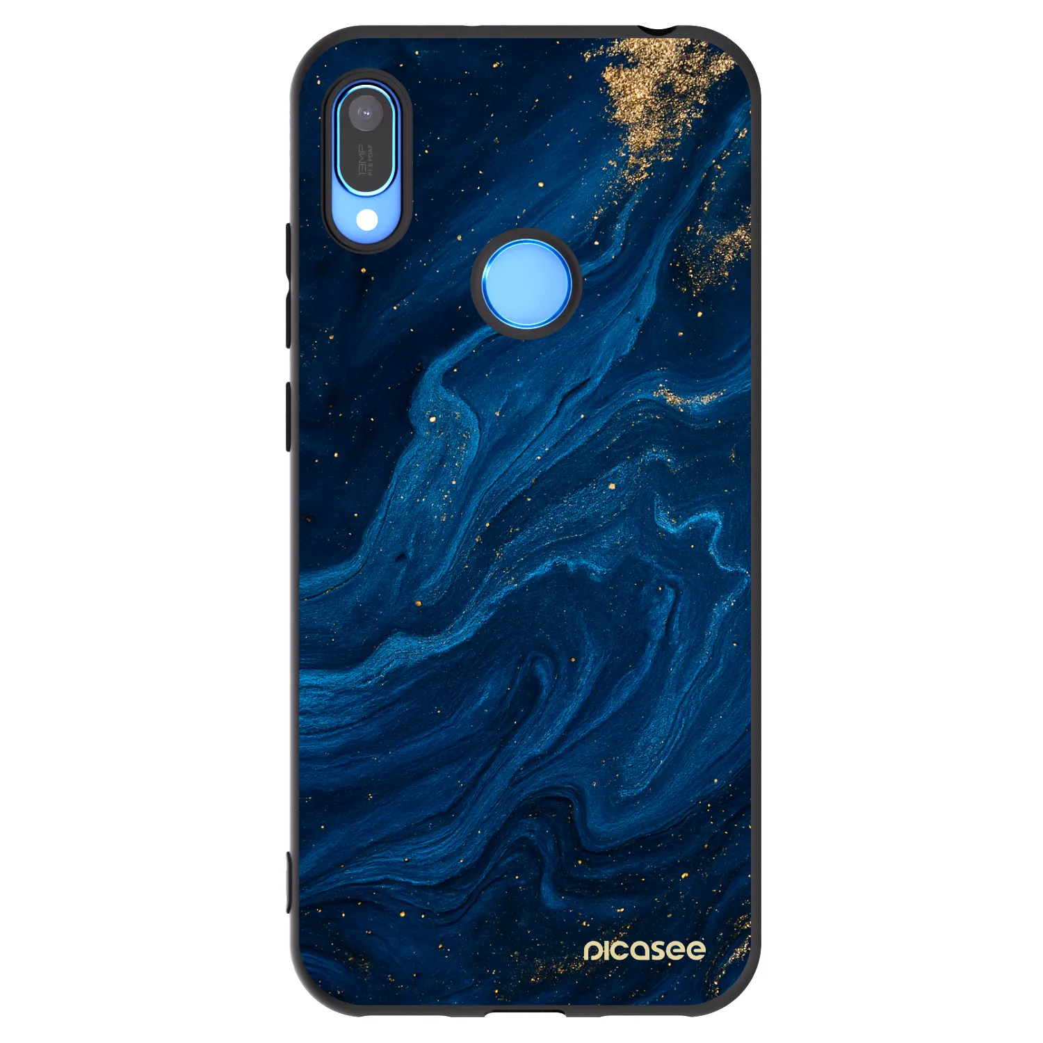 Picasee silikónový čierny obal pre Huawei Y6 2019 - Blue
